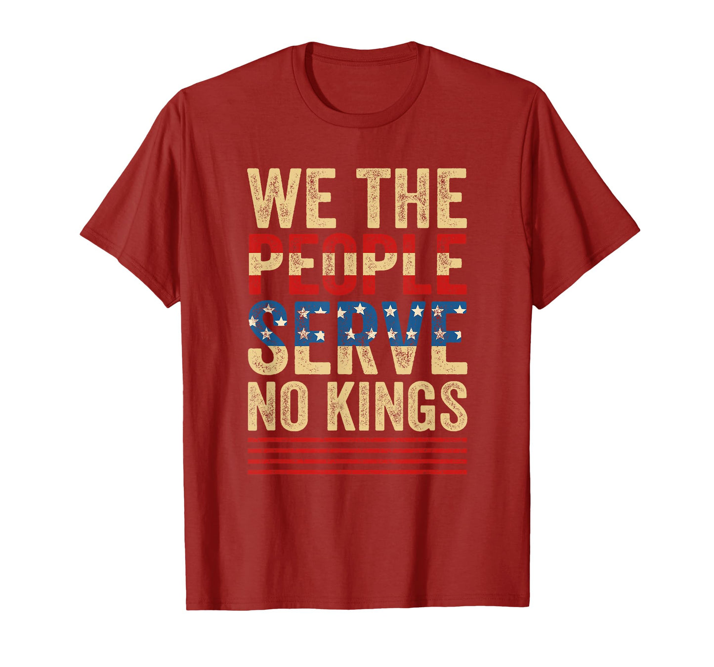 No King Patriotic Freedom America Flag Men Women Gifts T-Shirt