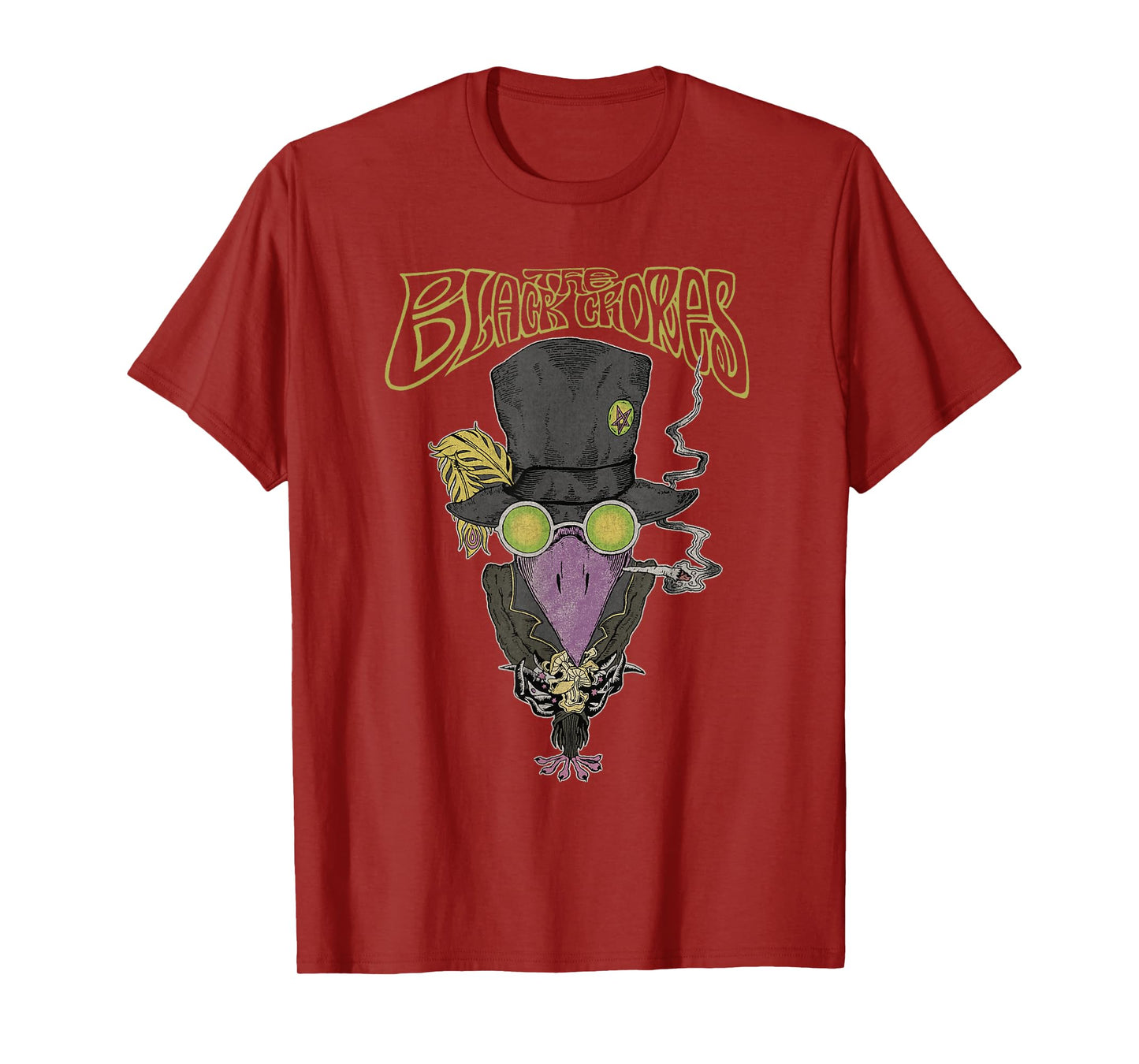 Official The Black Crowes Top Hat Crowe T-Shirt