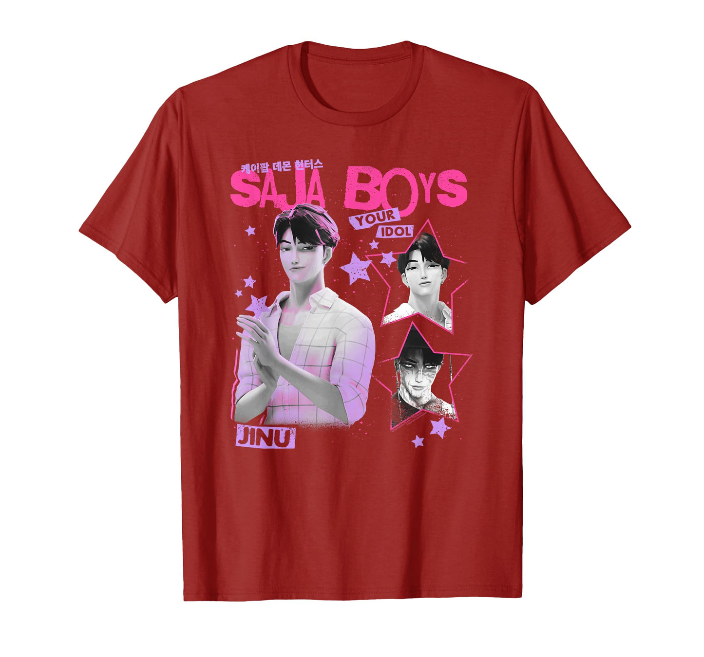 Kpop Demon Hunters Halloween Saja Boys Your Idol Jinu T-Shirt