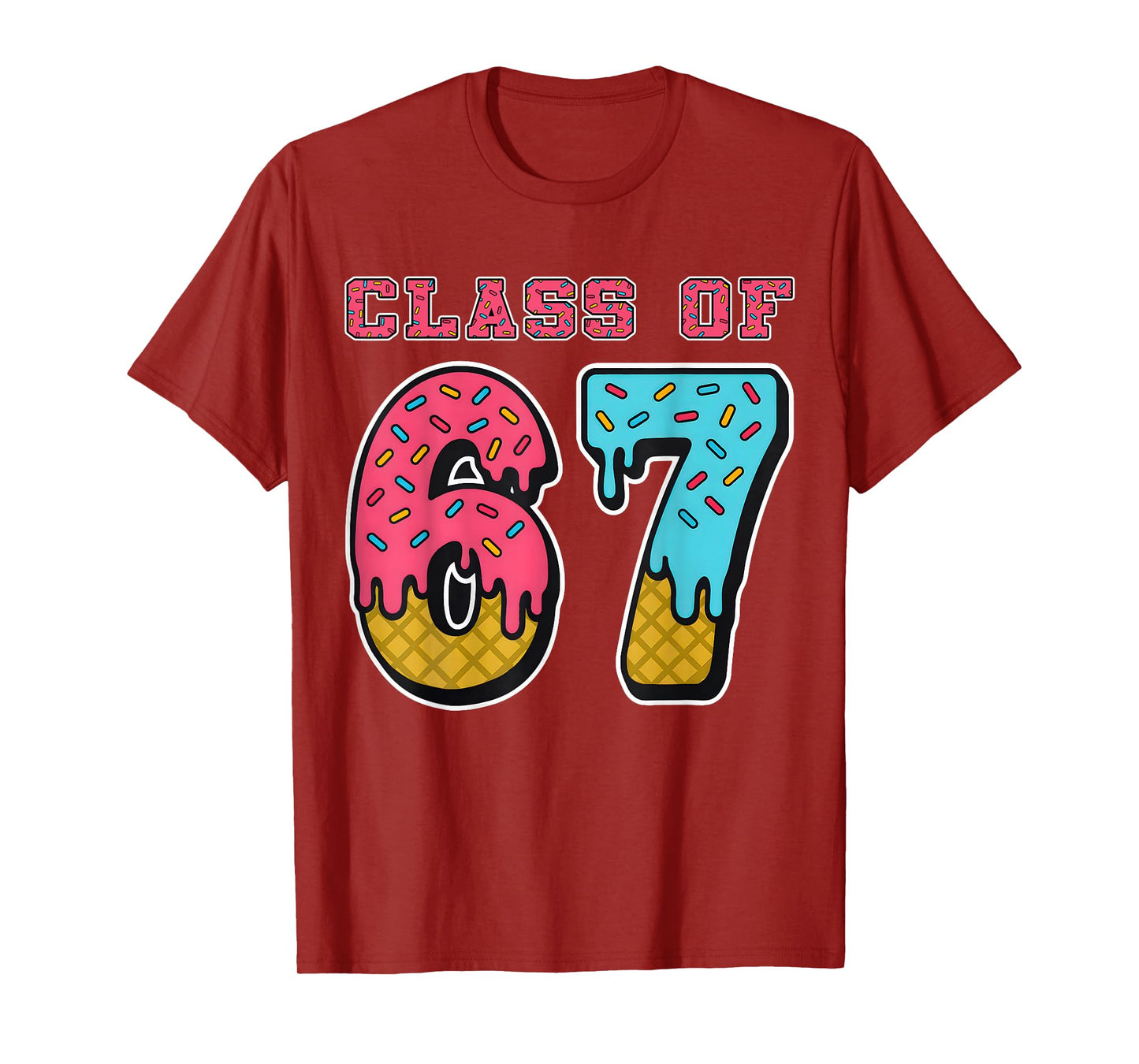 Class of 67 Ice Cream Drip Gen Alpha Mason T-Shirt