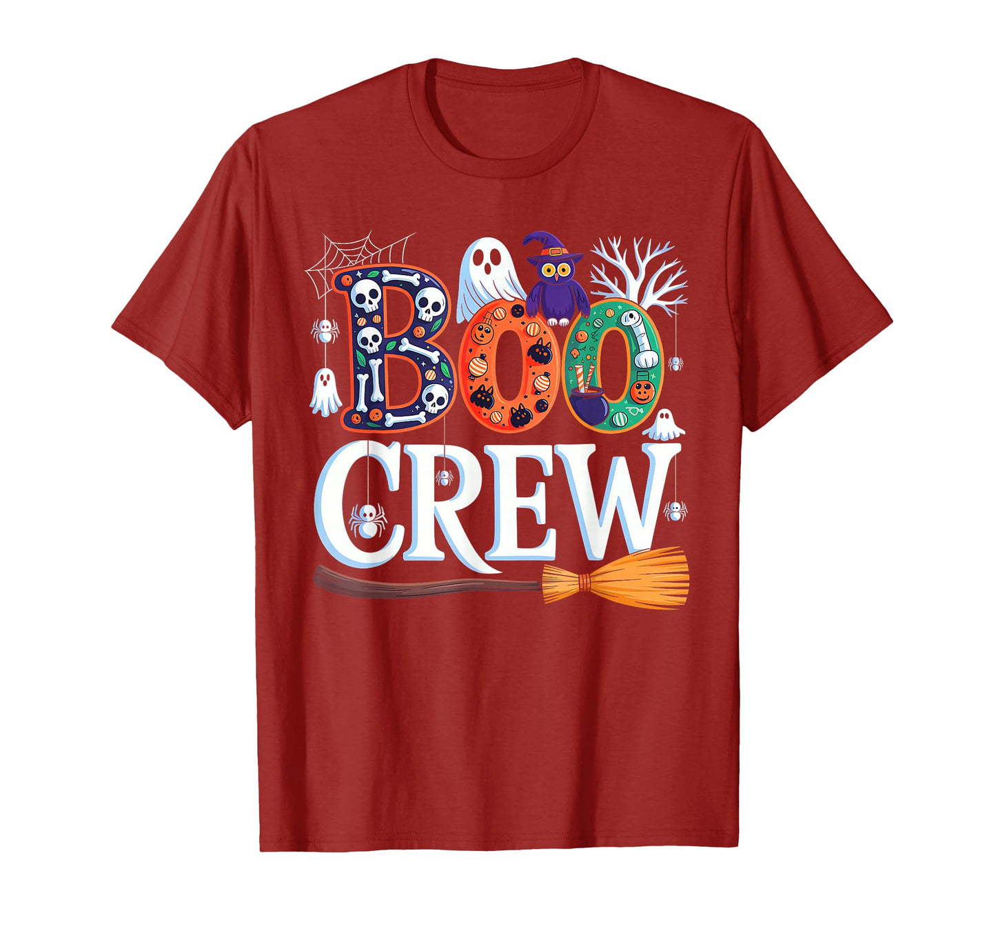 Halloween Boo Crew Funny Halloween Costume for Men Women Kid T-Shirt