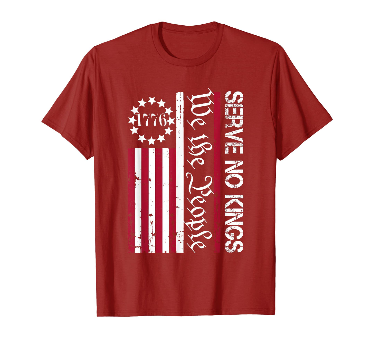 We The People Serve No Kings Shirt No King Patriotic Freedom T-Shirt