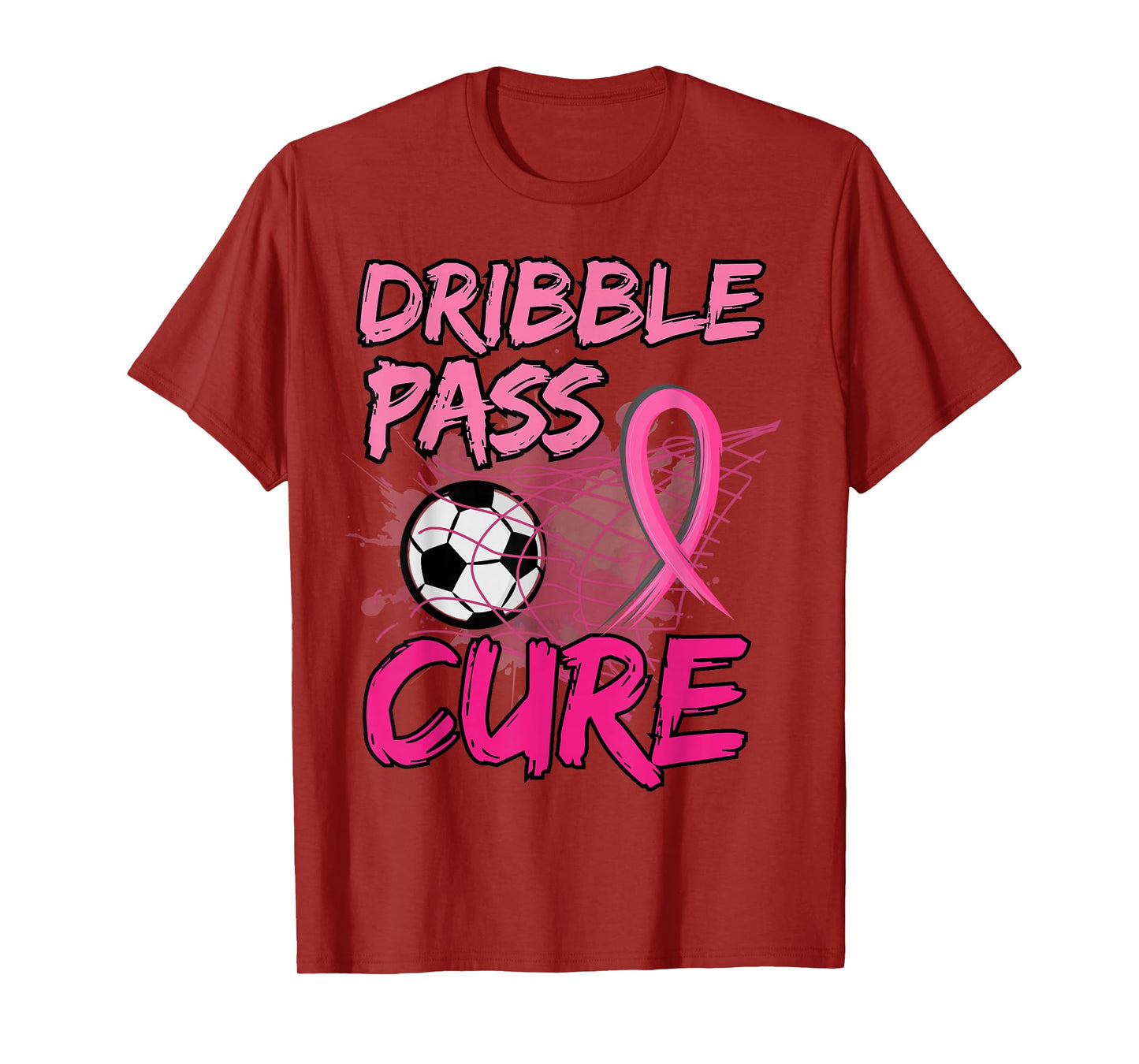 Breast Cancer Awareness Soccer Pink for Boys Kids Toddler T-Shirt