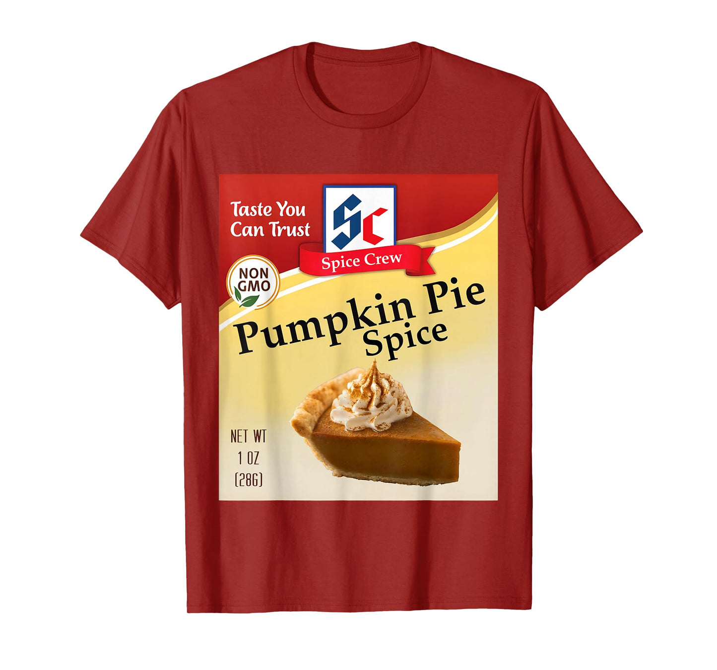 Pumpkin Pie Spice Condiment Spice Costumes Group Matching T-Shirt