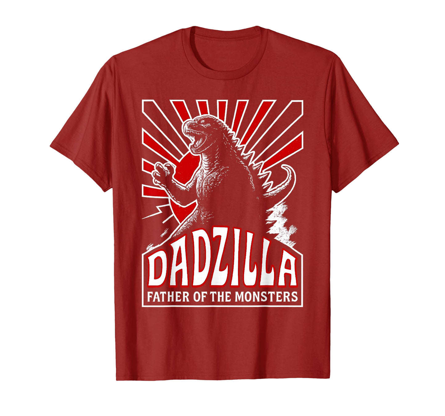 Vintage Dadzilla Father Of The Monsters Mens Fathers Day T-Shirt