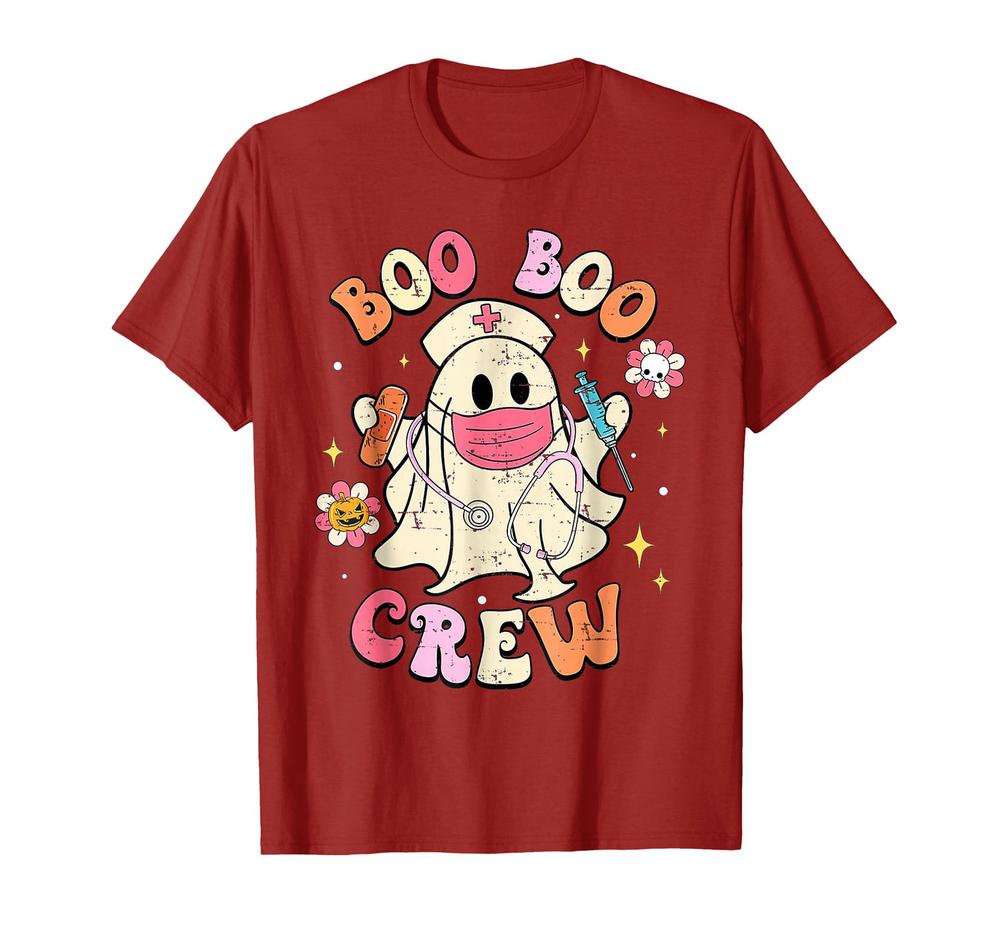 Boo Boo Crew Nurse Halloween T-Shirt