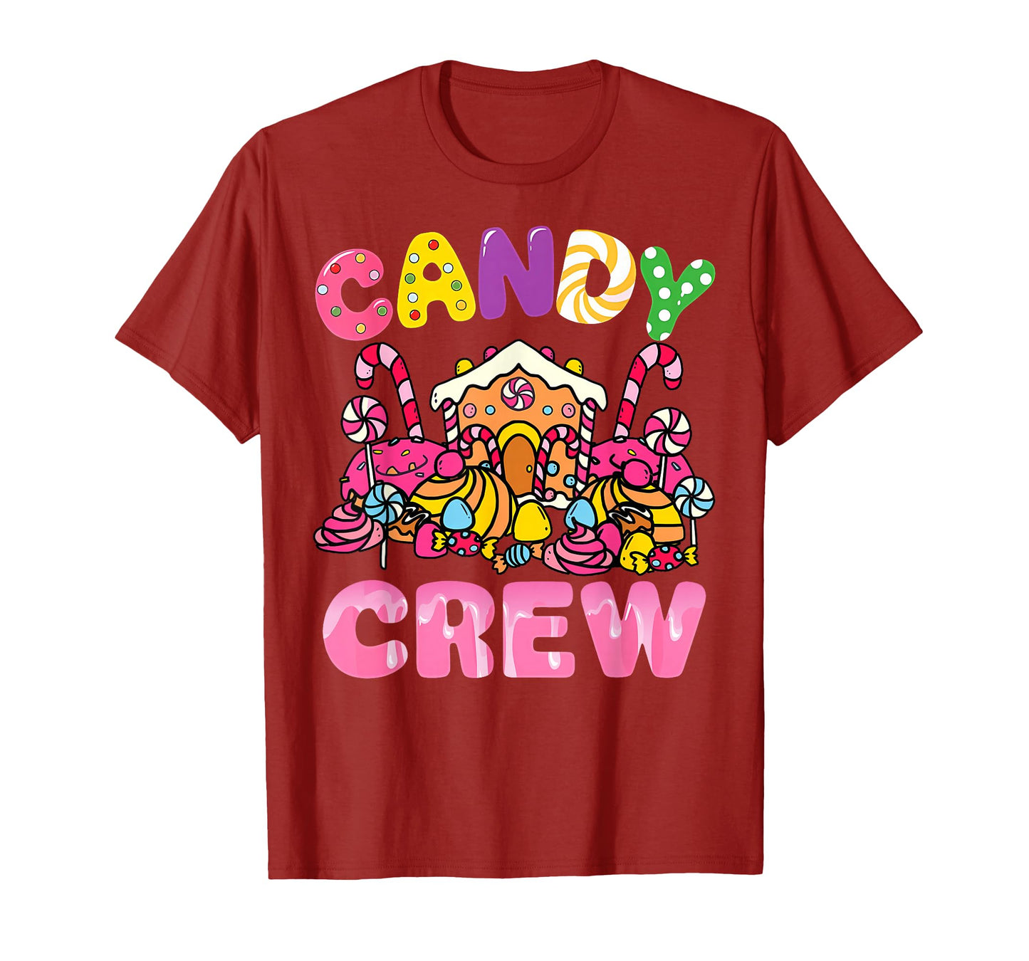 Candy Crew Candy Costume Women Candy Land Kids Sweetie T-Shirt