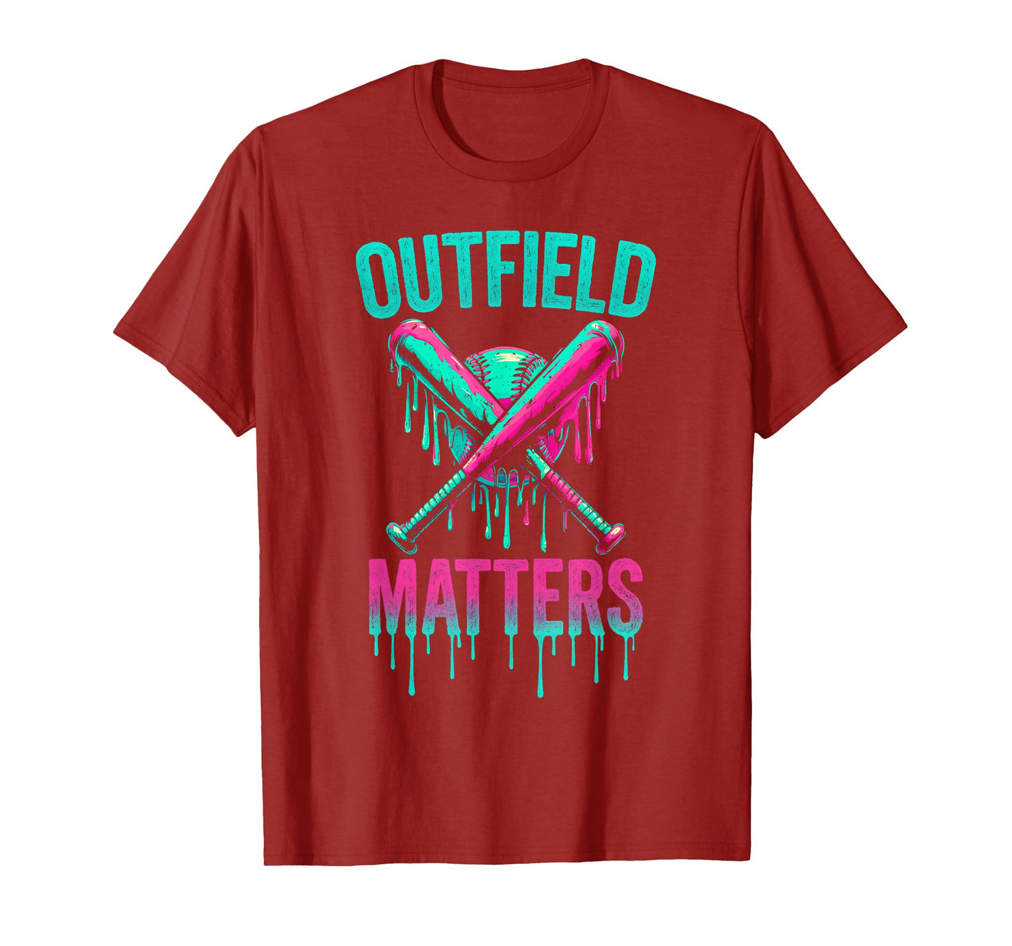 Baseball Outfield Matters Funny Baseball Player Outfielders T-Shirt