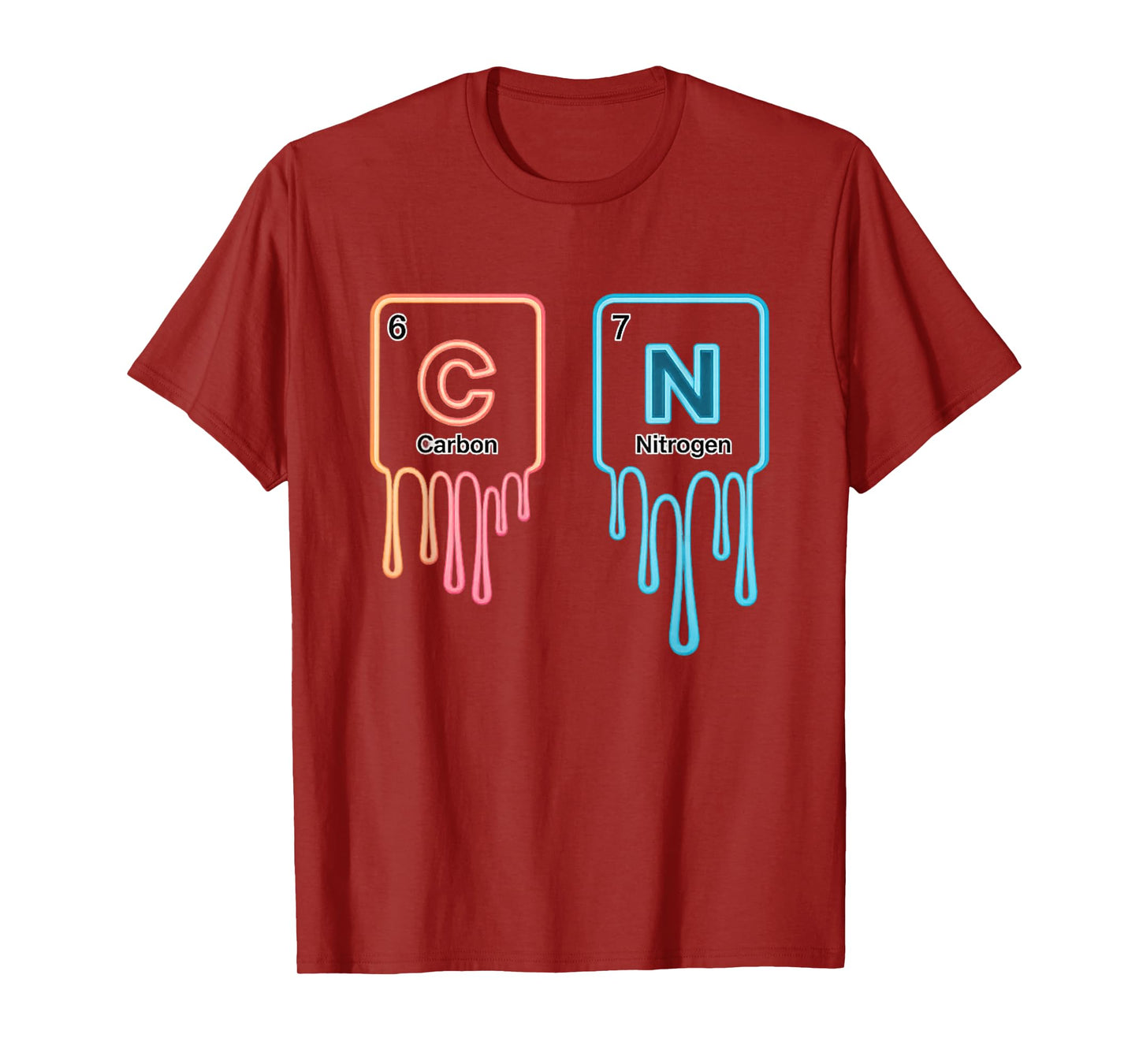 6 7 Funny Science Chemistry Teacher Periodic Table Meme T-Shirt