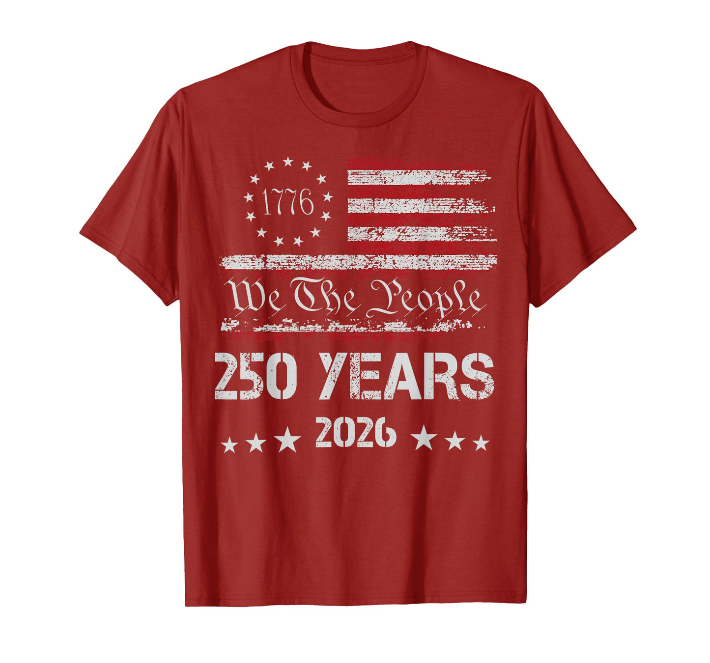 250th America US 250 Years We The People Birthday July 4th T-Shirt