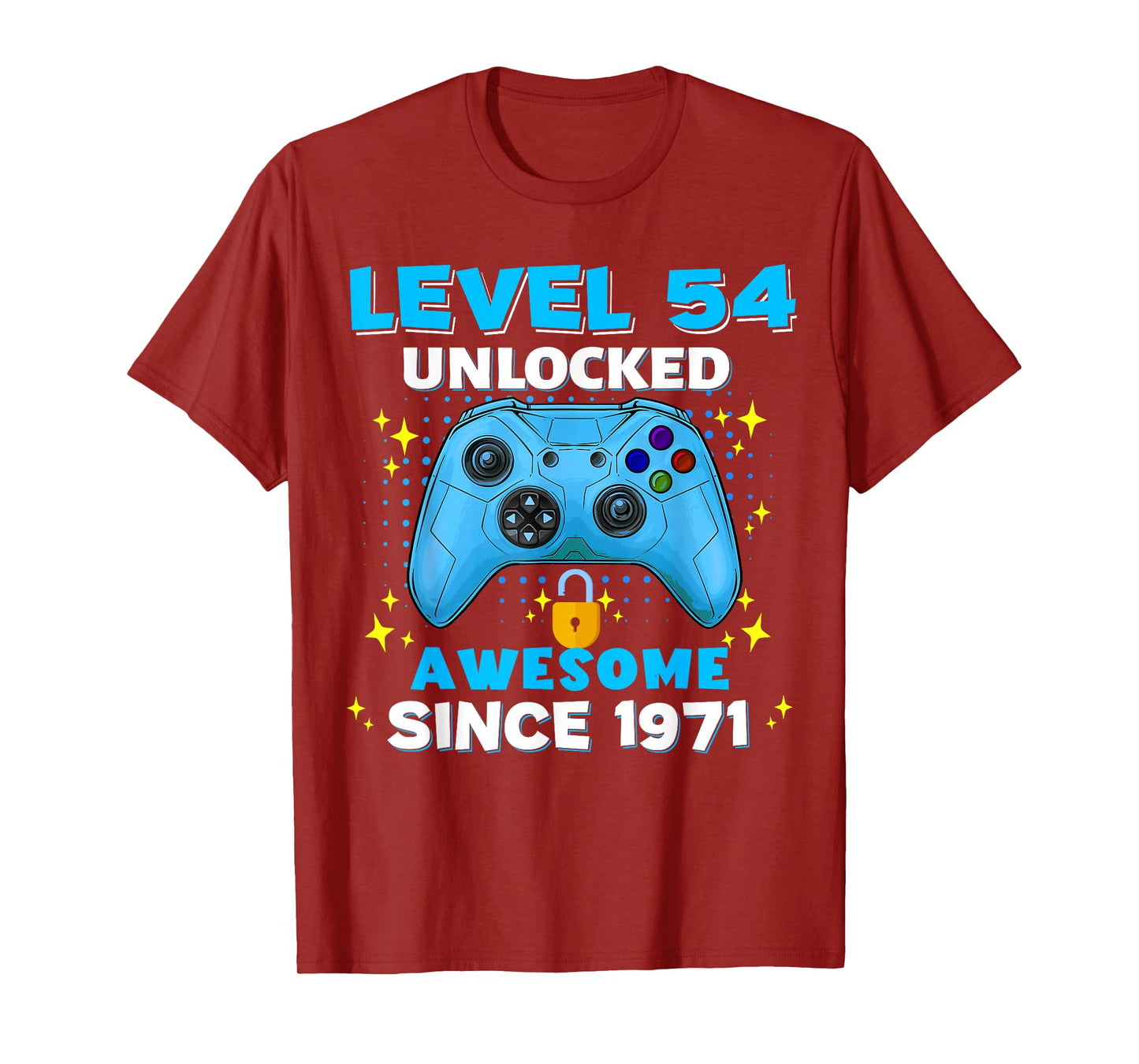 54th Birthday T-Shirt For Men 54 Years Birthday Gifts T-Shirt