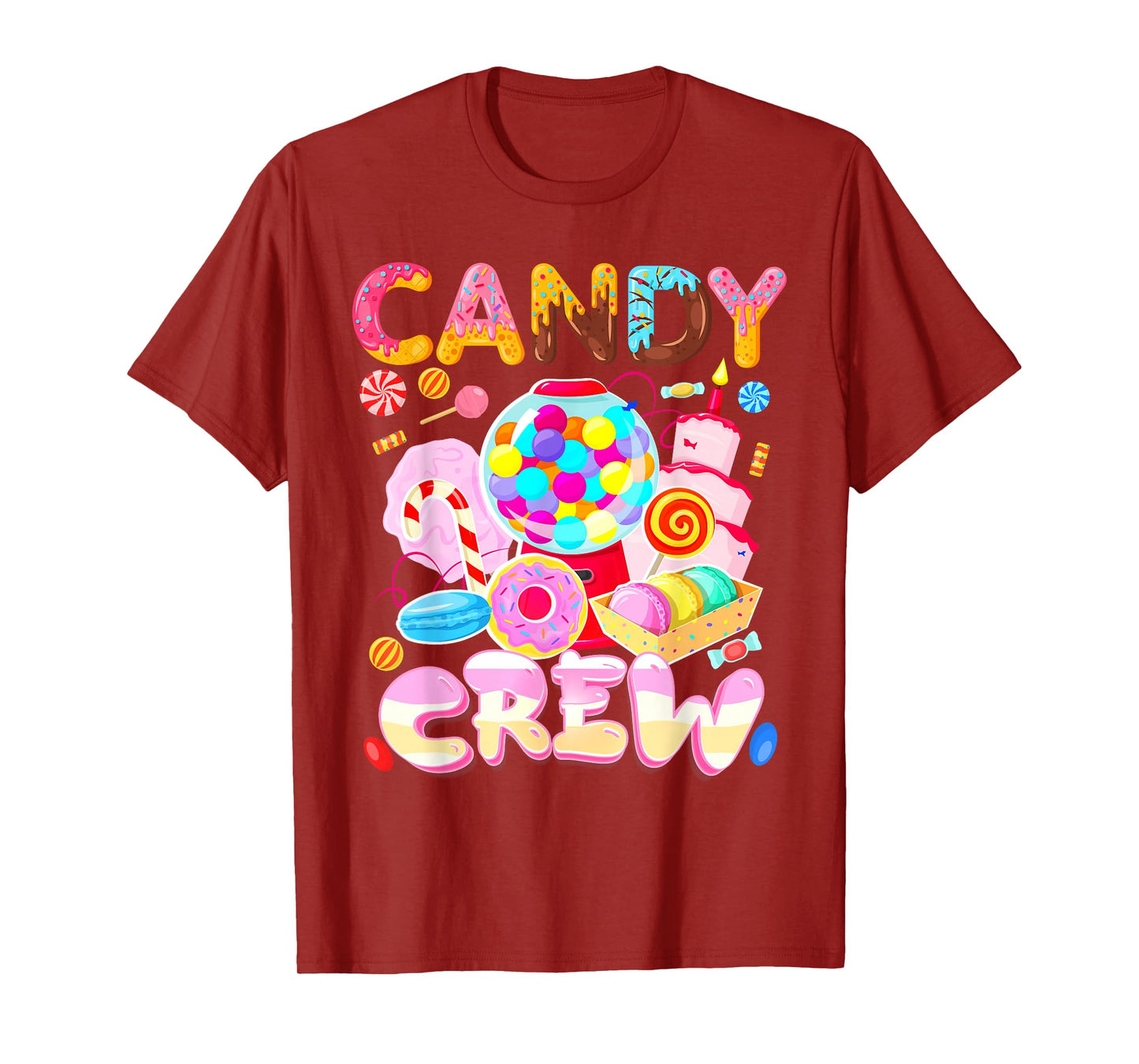 Candy Land Candy Crew Party Halloween Costumes Adult Women T-Shirt