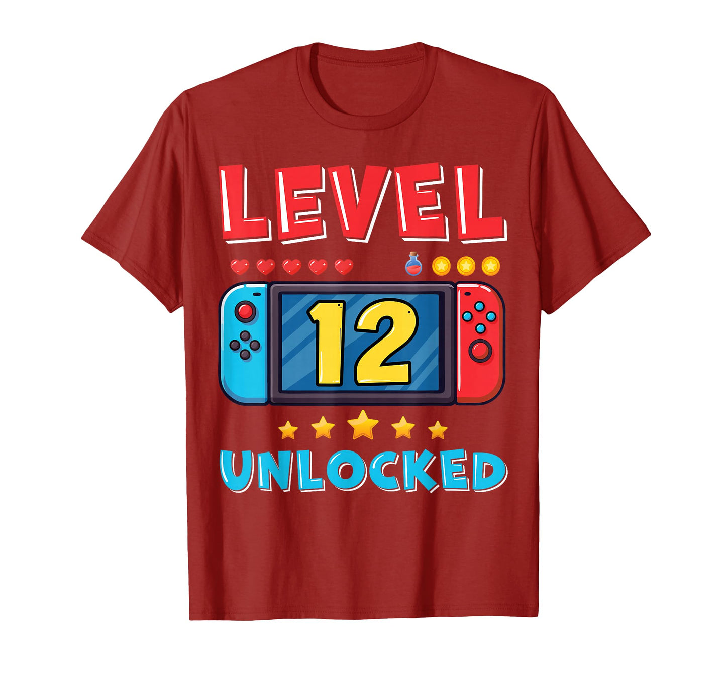 12 Year Old Bday Decorations Son Boy 12yr 12th Birthday T-Shirt