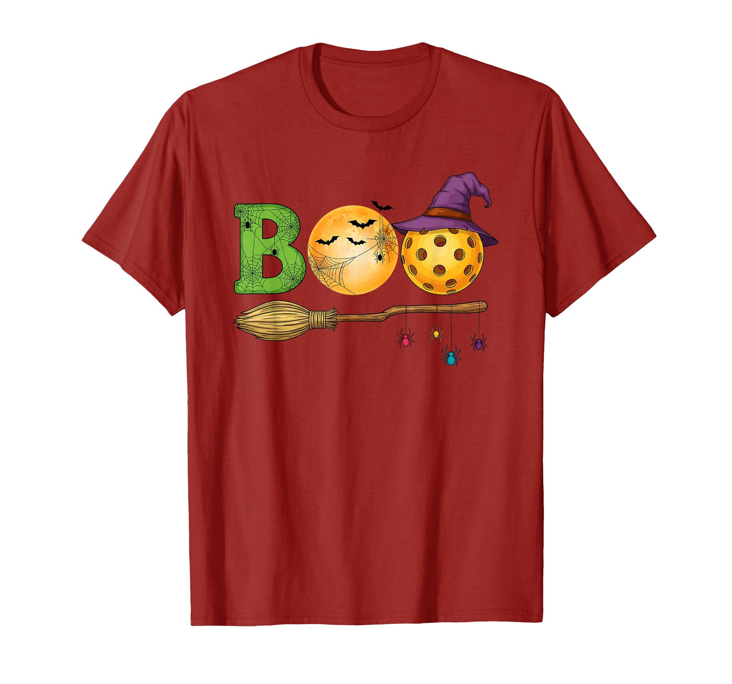 Pickleball Halloween Spooky Court Vibes Trick or Treat T-Shirt