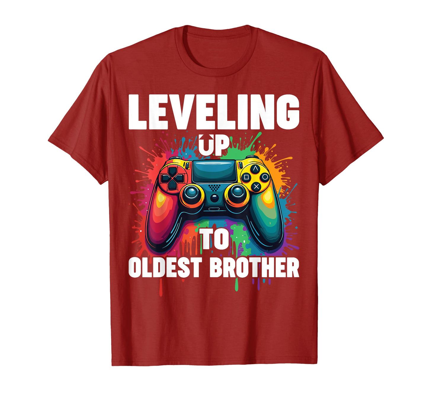 Gender Reveal Gamer Leveling Up To Oldest Brother T-Shirt