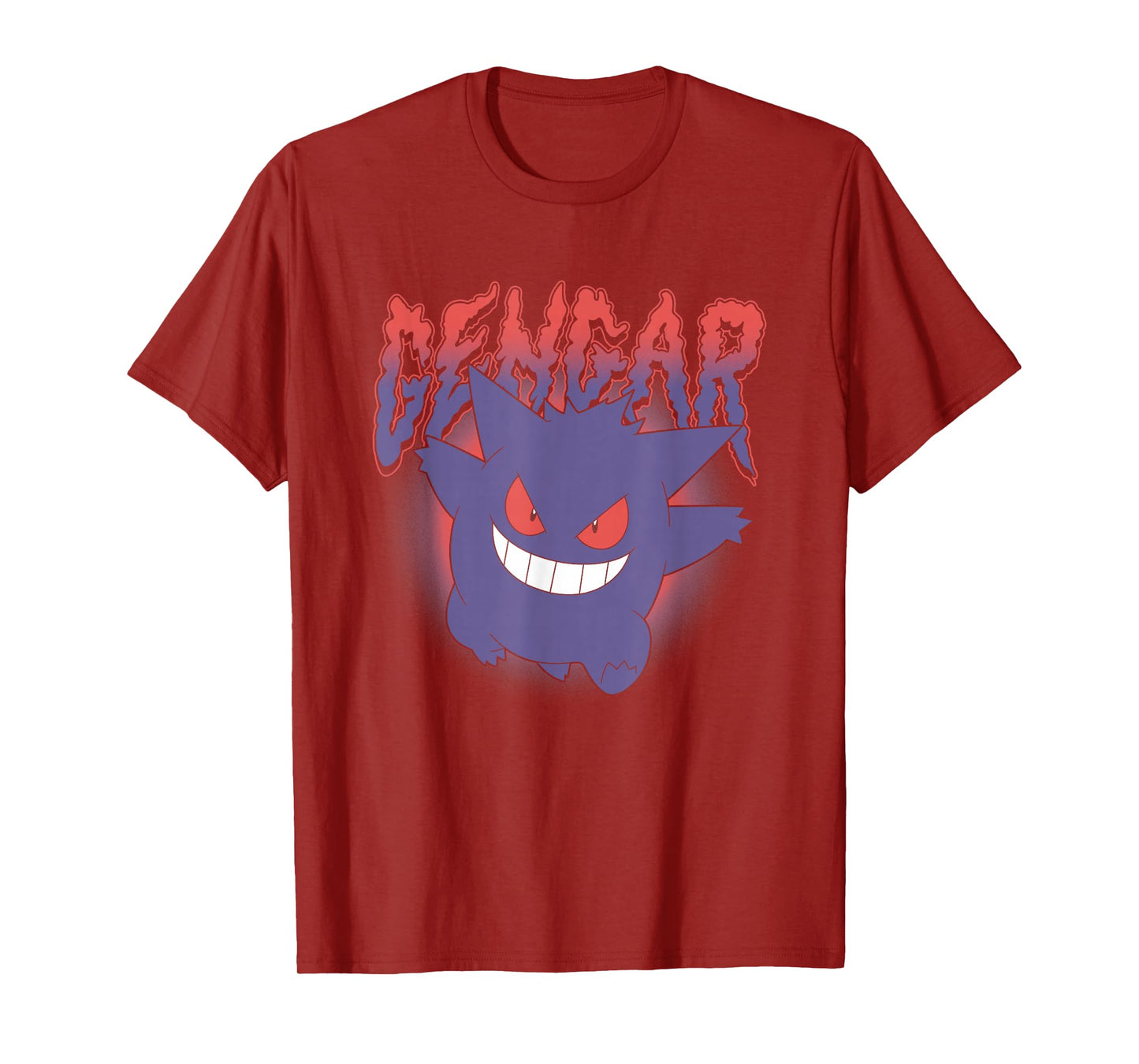 Pokémon Gengar Running Creepy Logo T-Shirt