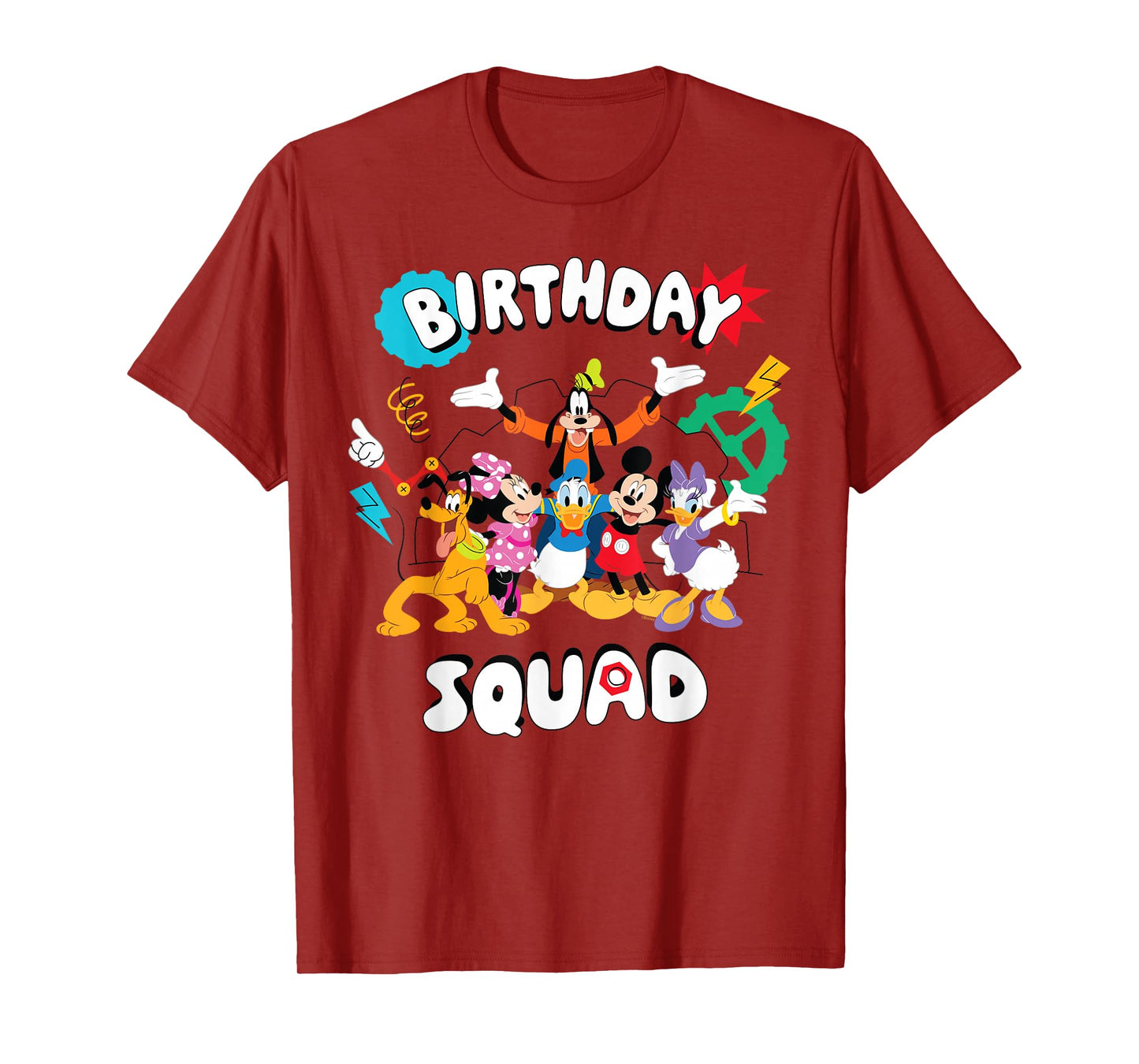 Disney Jr. Mickey & Friends "Birthday Squad" Birthday Party T-Shirt