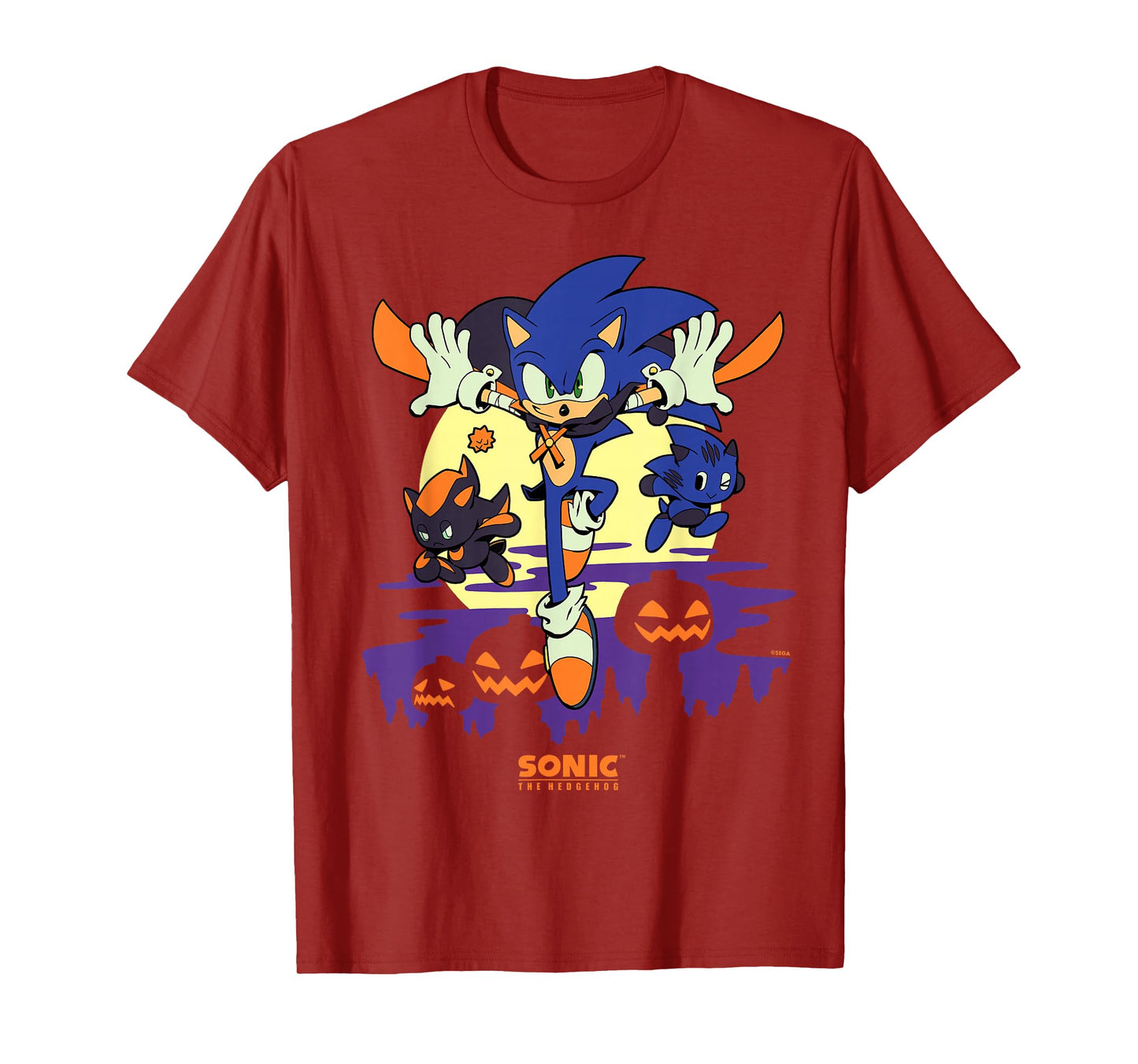 Sonic The Hedgehog - Chao Tales Halloween Moonlight Haunt T-Shirt