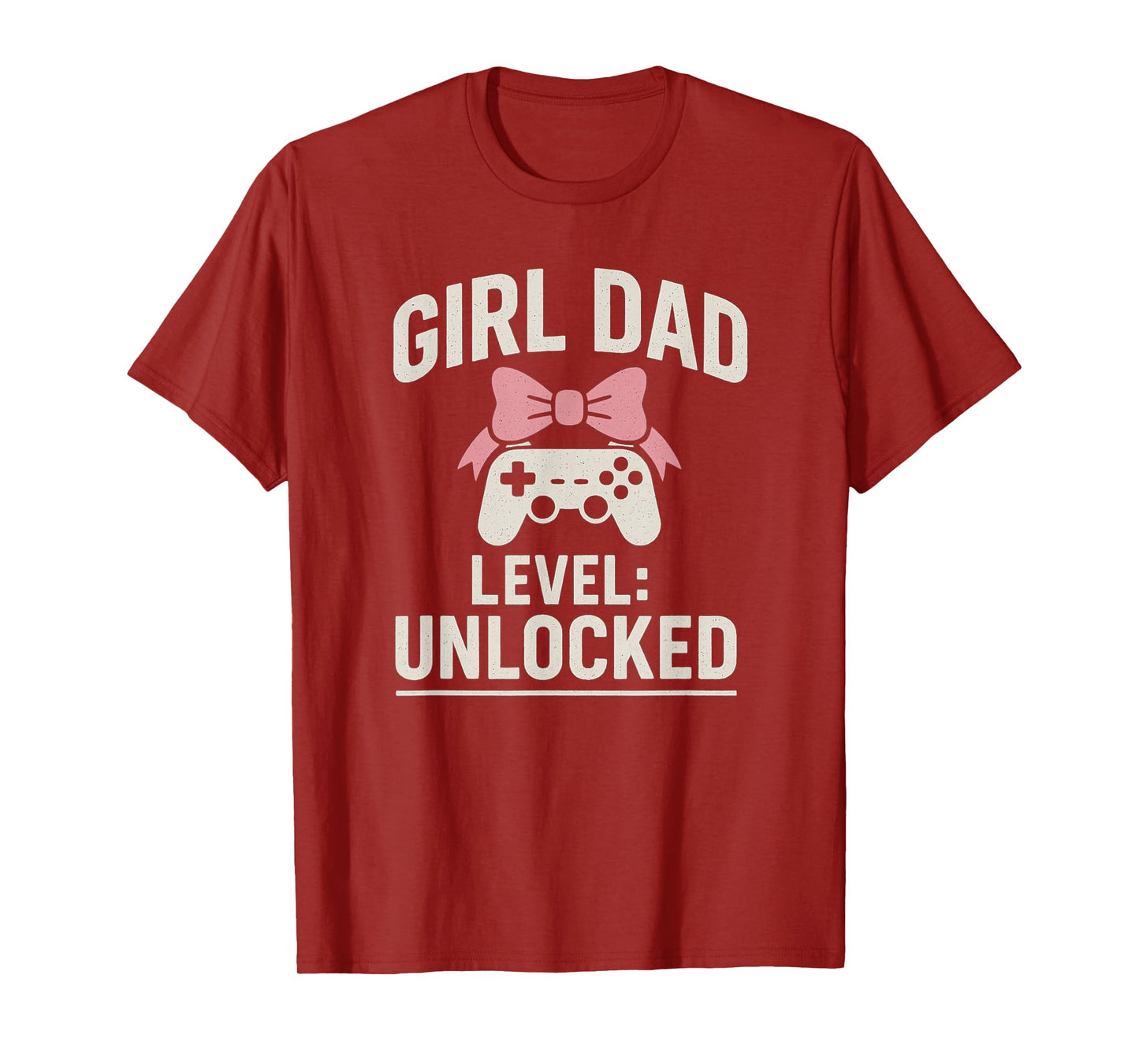 Girl Dad Level: Unlocked New Girl Dad Gift for Hospital T-Shirt