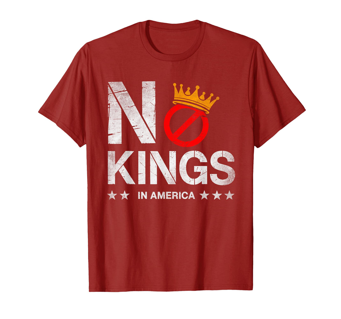 No Kings In America Patriotic Pro-Democracy Protest June 14 T-Shirt
