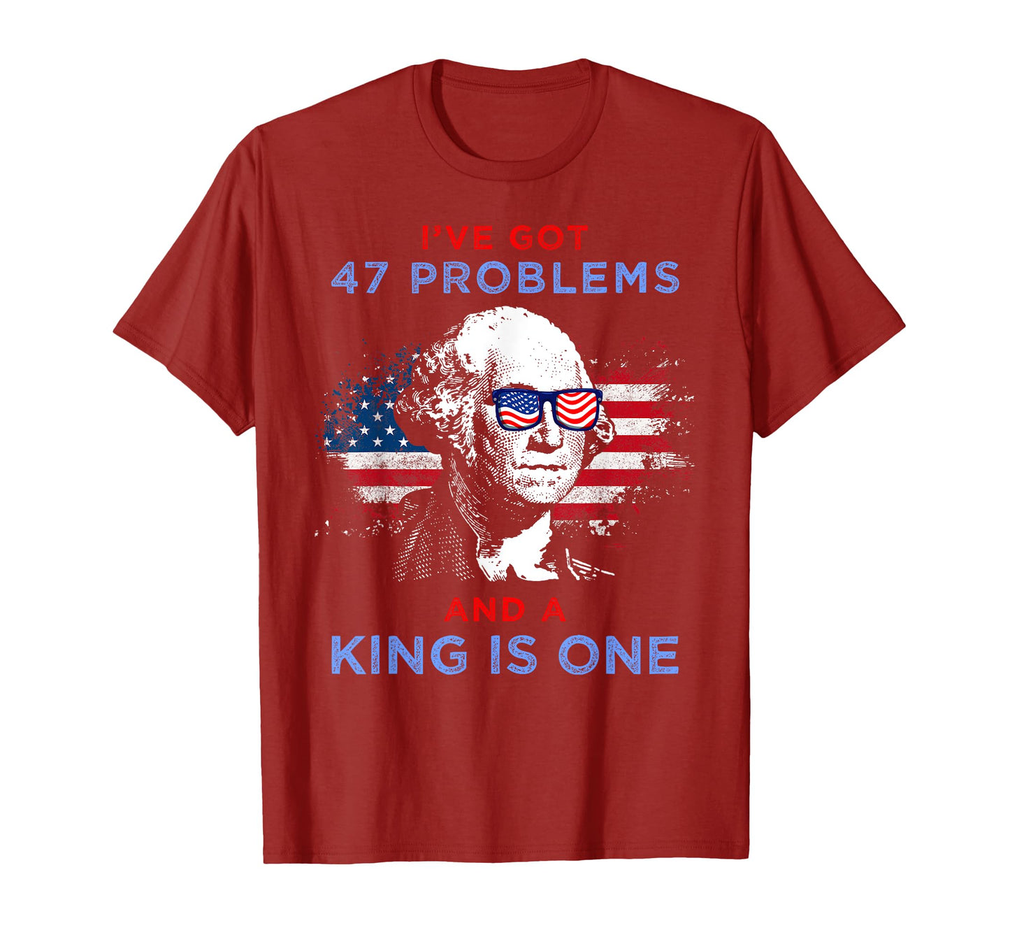 Patriotic Pro-Democracy Politics Protest No Kings In America T-Shirt