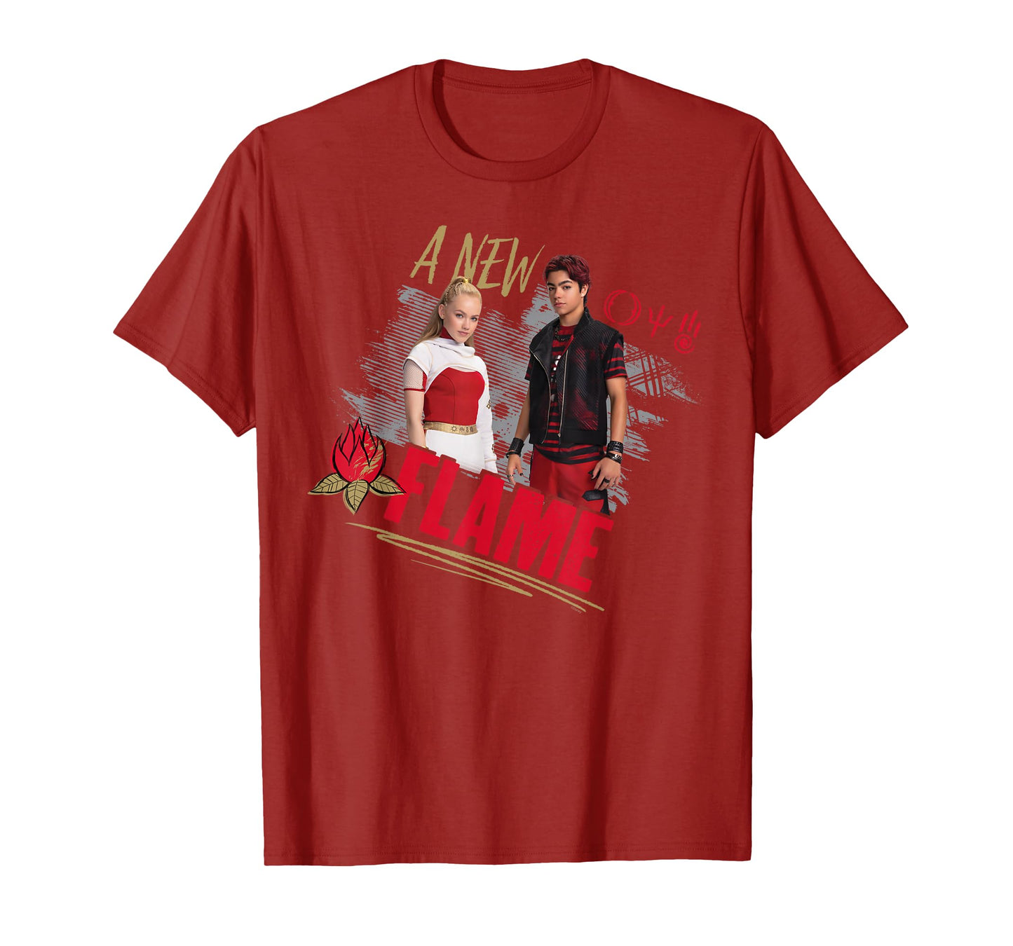 Disney Zombies 4 Nova and Victor A New Flame Official T-Shirt