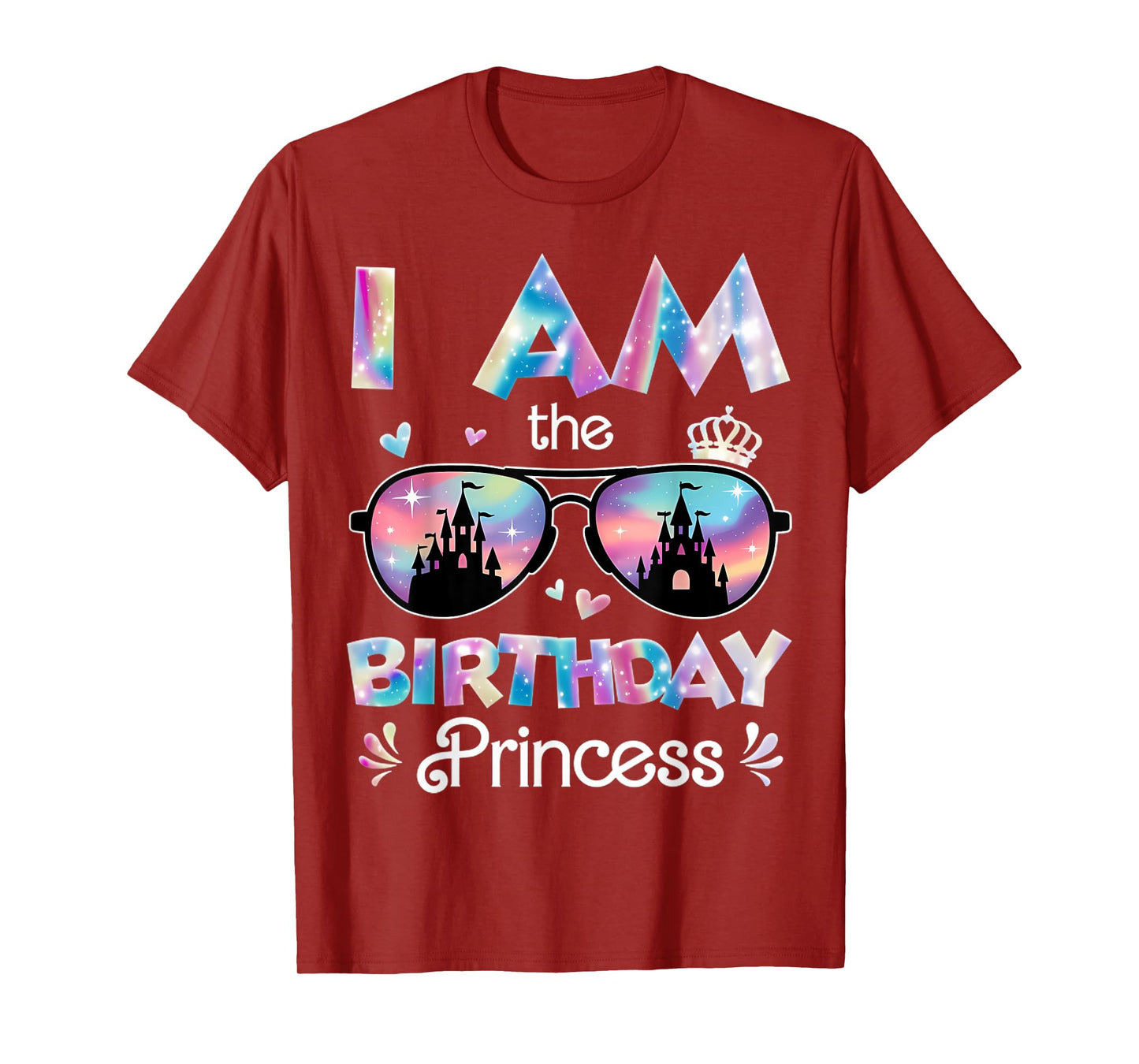 I Am The Birthday Princess Castle Sunglasses T-Shirt