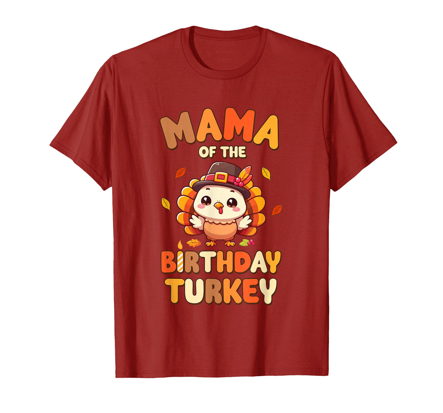 Mama of The Birthday Turkey Family 1st Birthday Boy T-Shirt