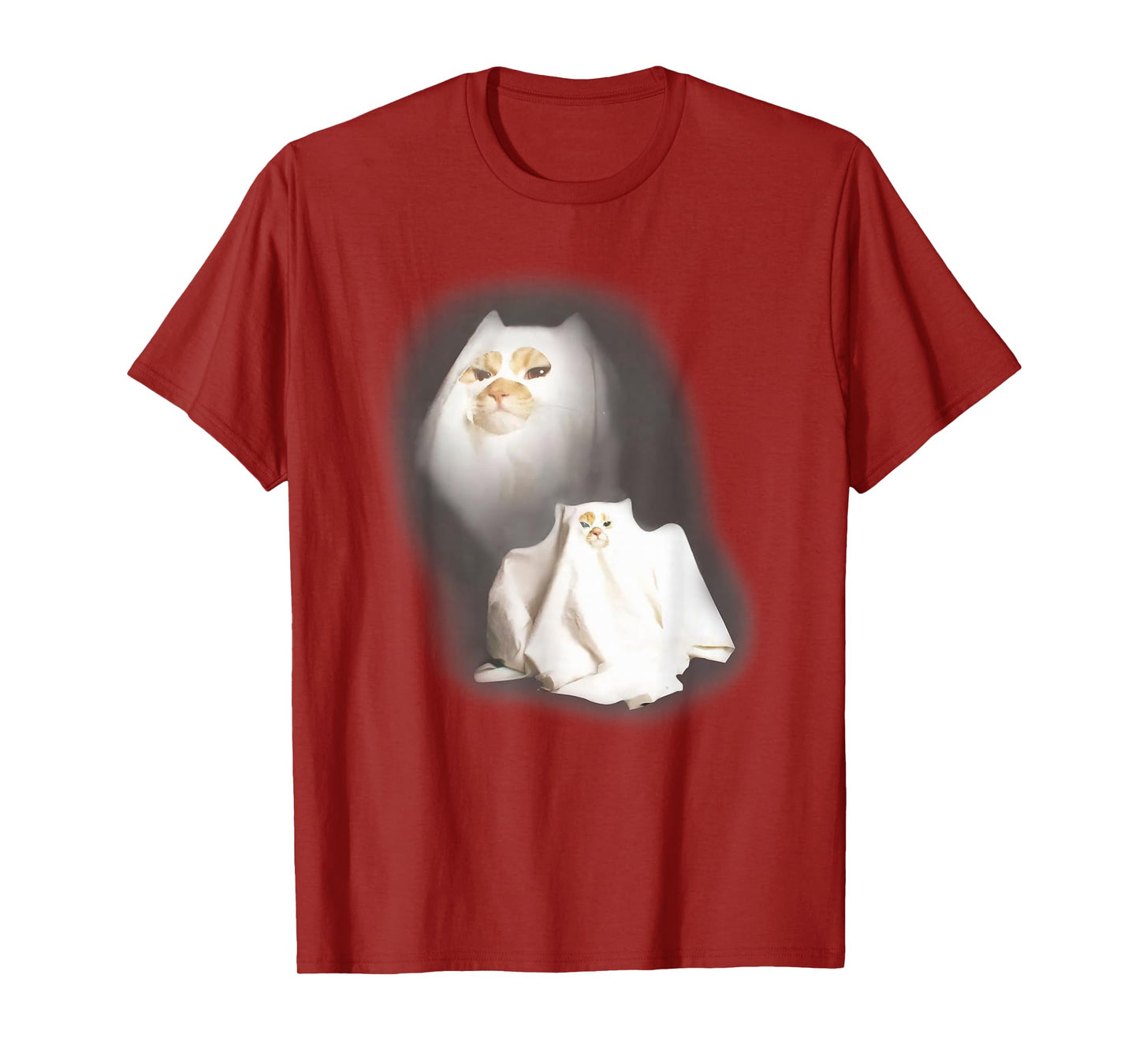 Cute Funny Wizard Cat Ghost Weird Kitten Cat Meme Halloween T-Shirt