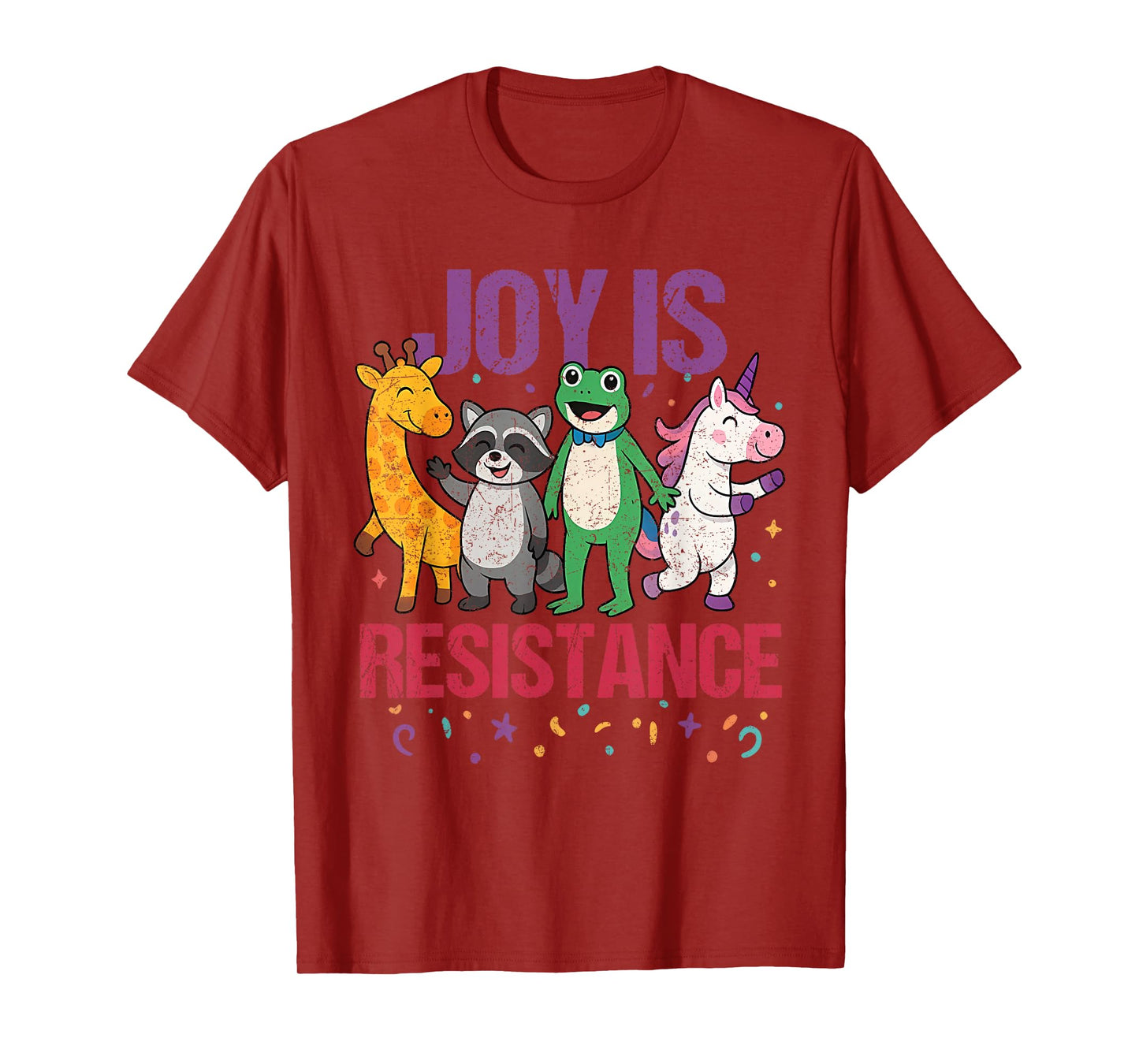 Joy is Resistance - Portland Frog Protest T-Shirt