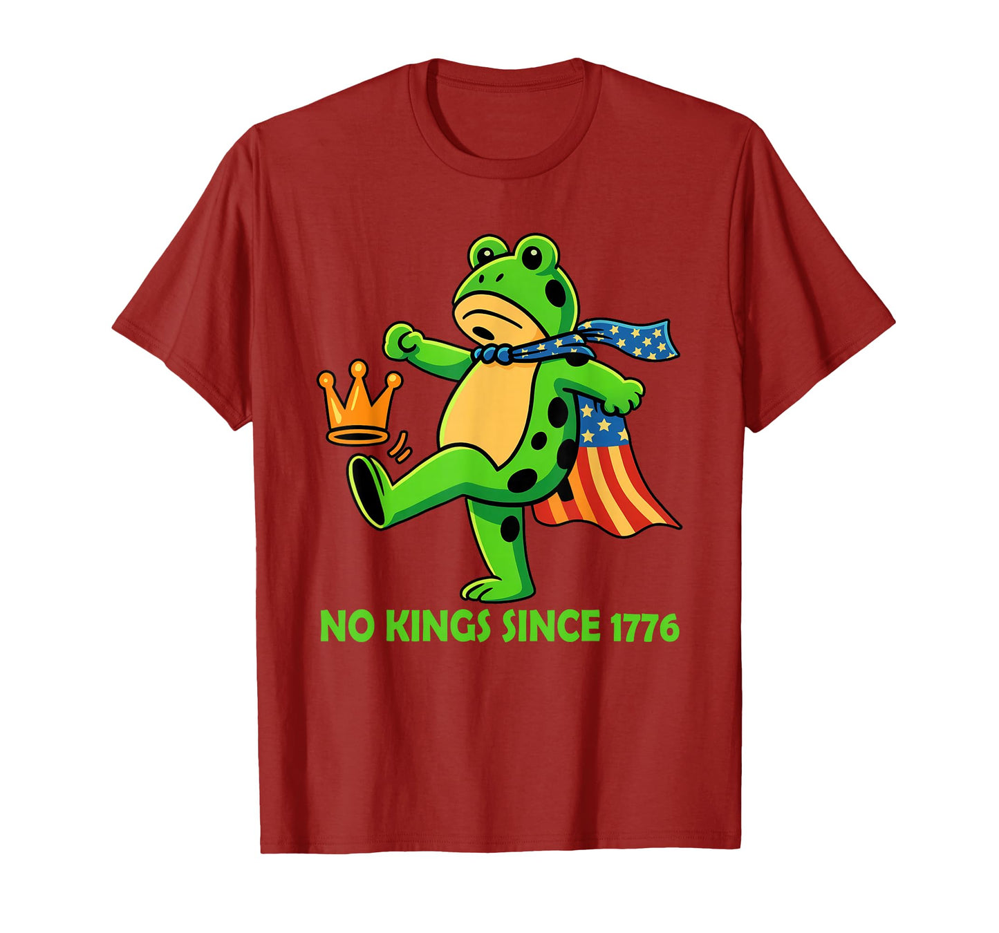 Frog Protest No Kings in America T-Shirt