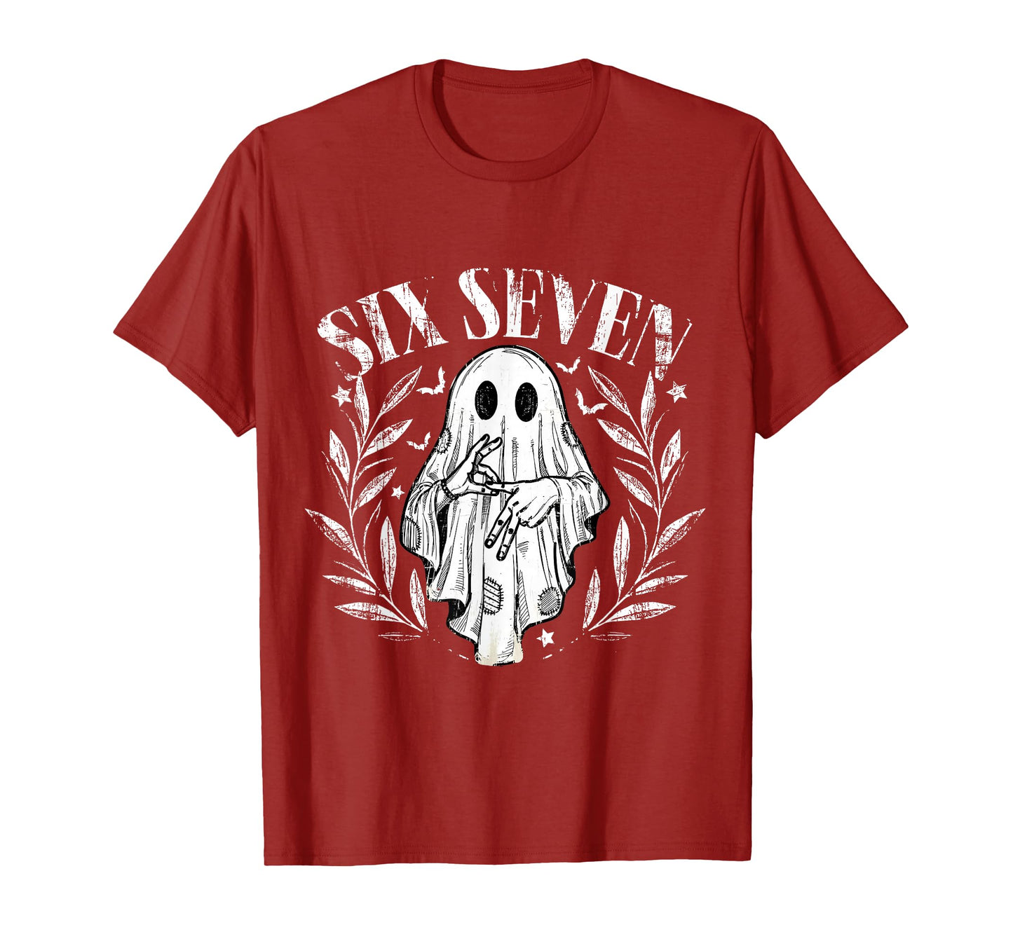 Six Seven Meme 6 7 Halloween Viral Gen Z Meme Saying T-Shirt