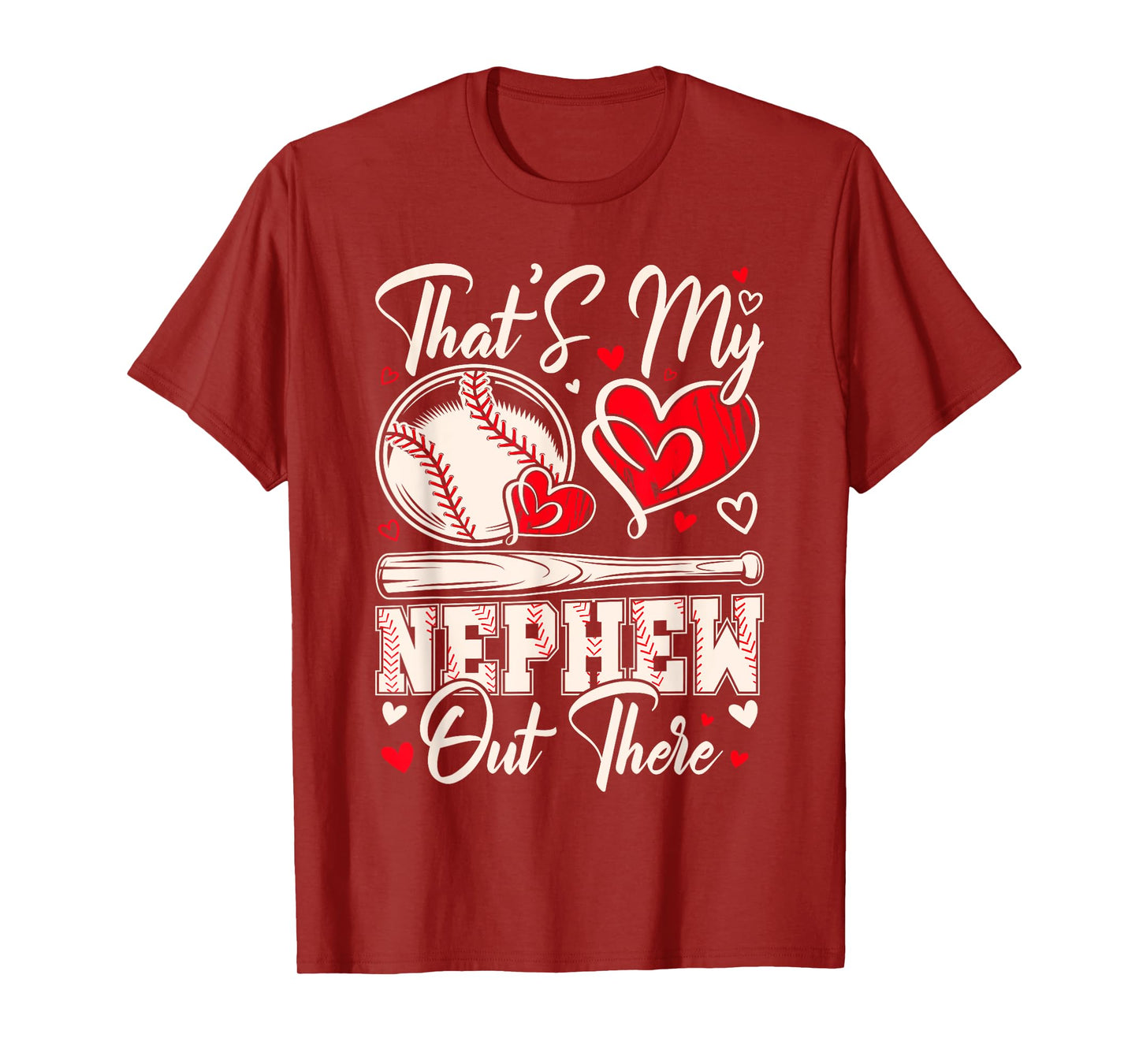That's My Nephew Out There Baseball Auntie Mothers Day T-Shirt