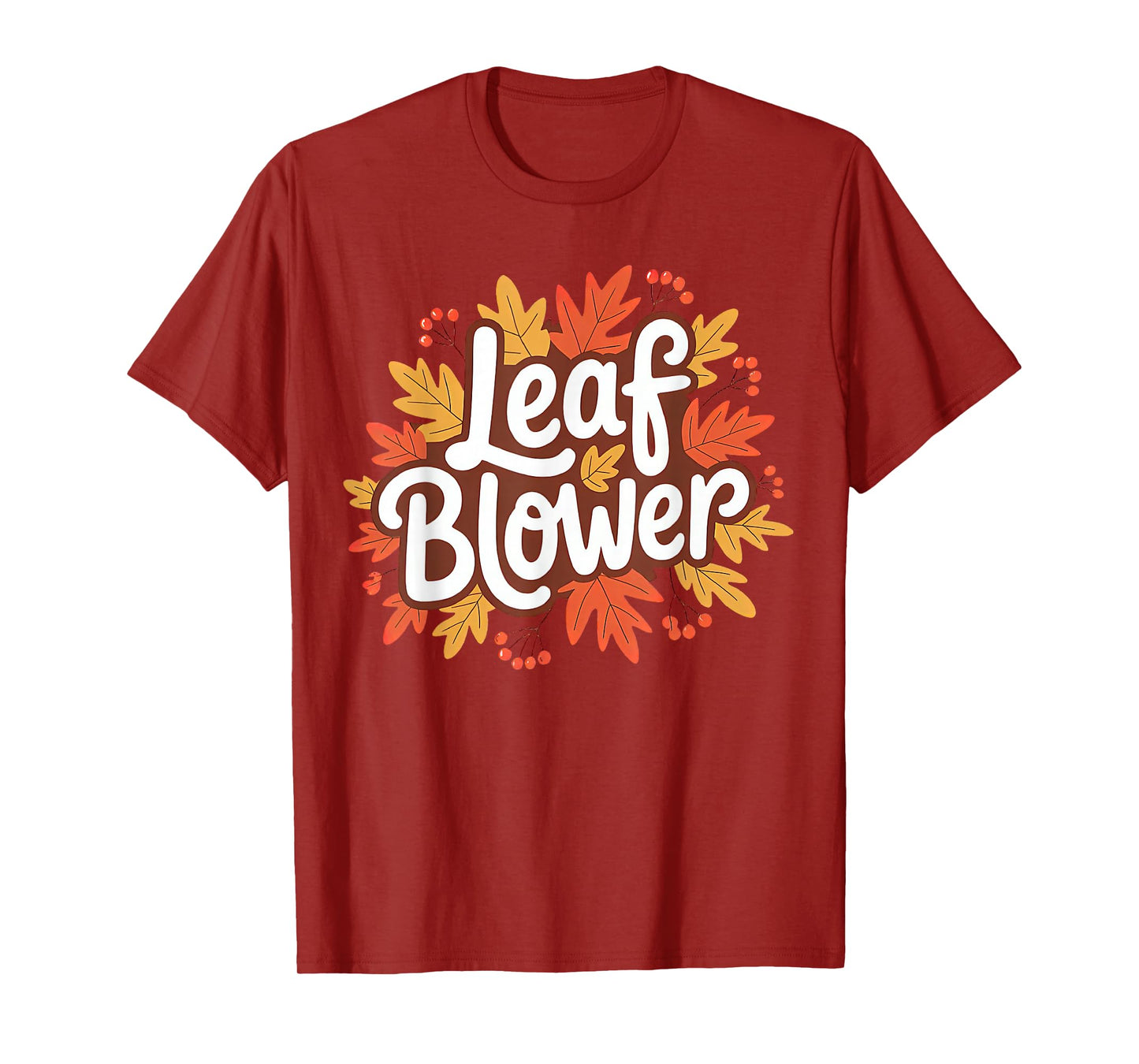 Funny Leaf Blower Fall Costume Couple Halloween Matching T-Shirt