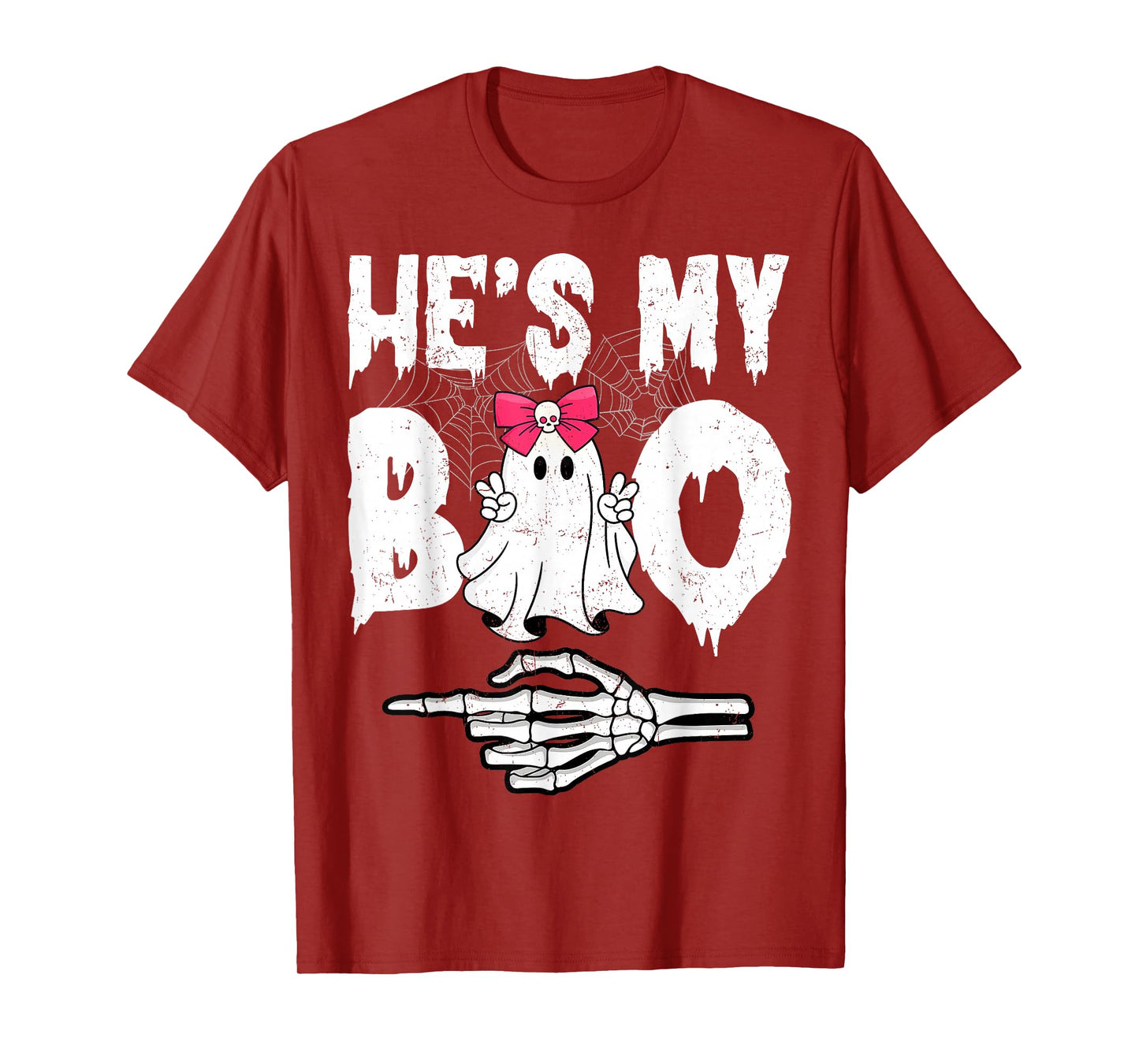 Hes My Boo Couple Matching Halloween Costumes T-Shirt