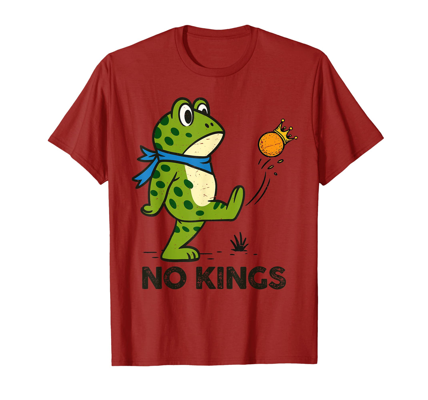 Portland Frog Protest No Kings in America for Men Women T-Shirt