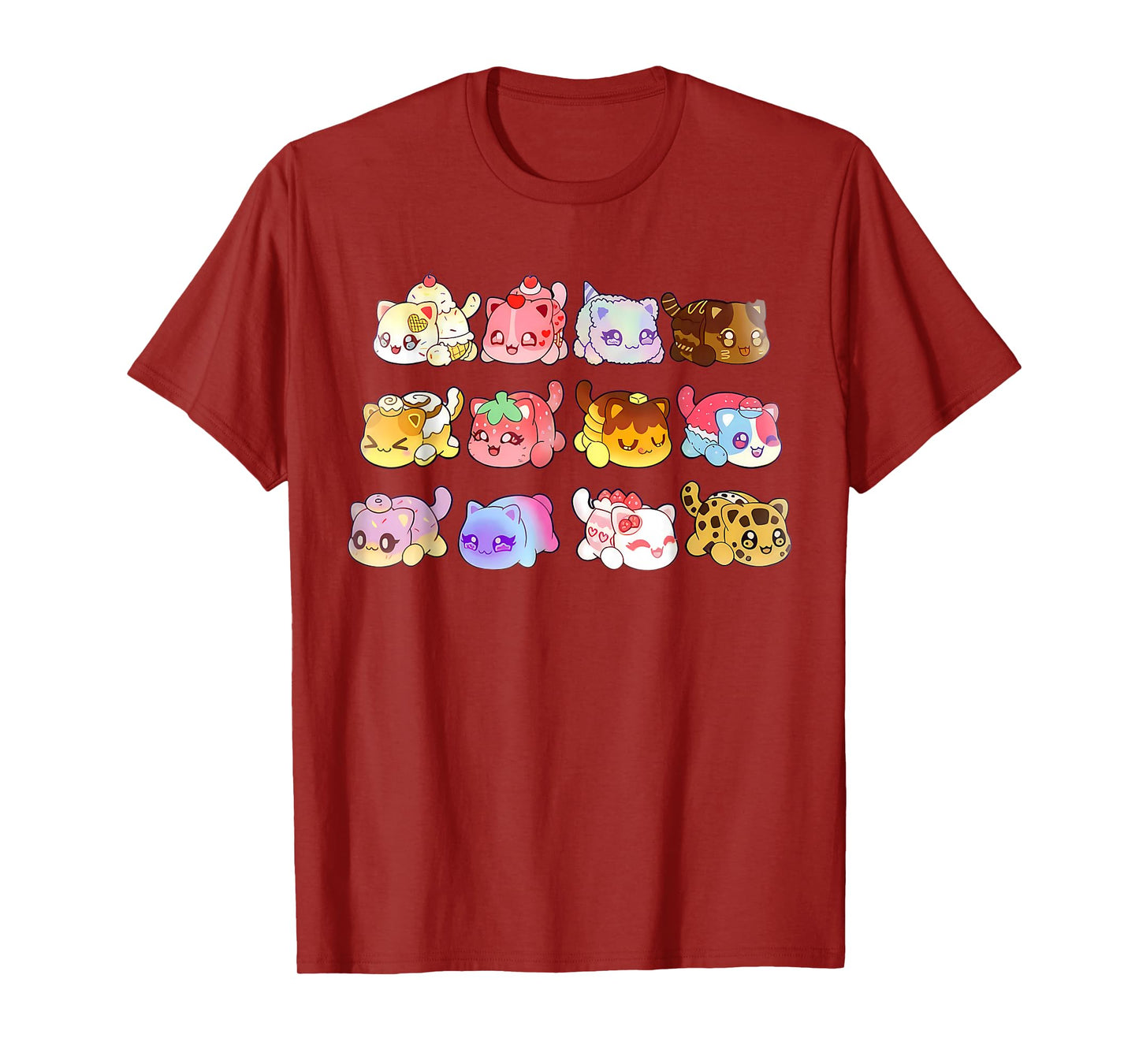 Meemeow Cats Plush Shirt Squishy Pink T-Shirt