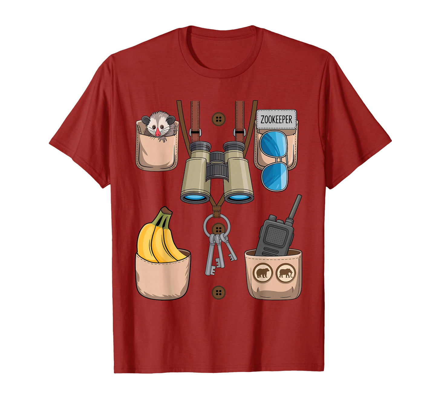 Zookeeper Costume Halloween T-Shirt
