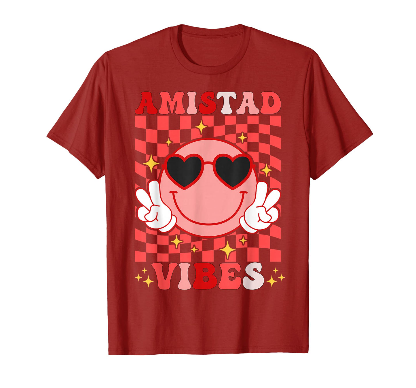 Amistad Vibes RCA System House Of Friendship Smile Face T-Shirt