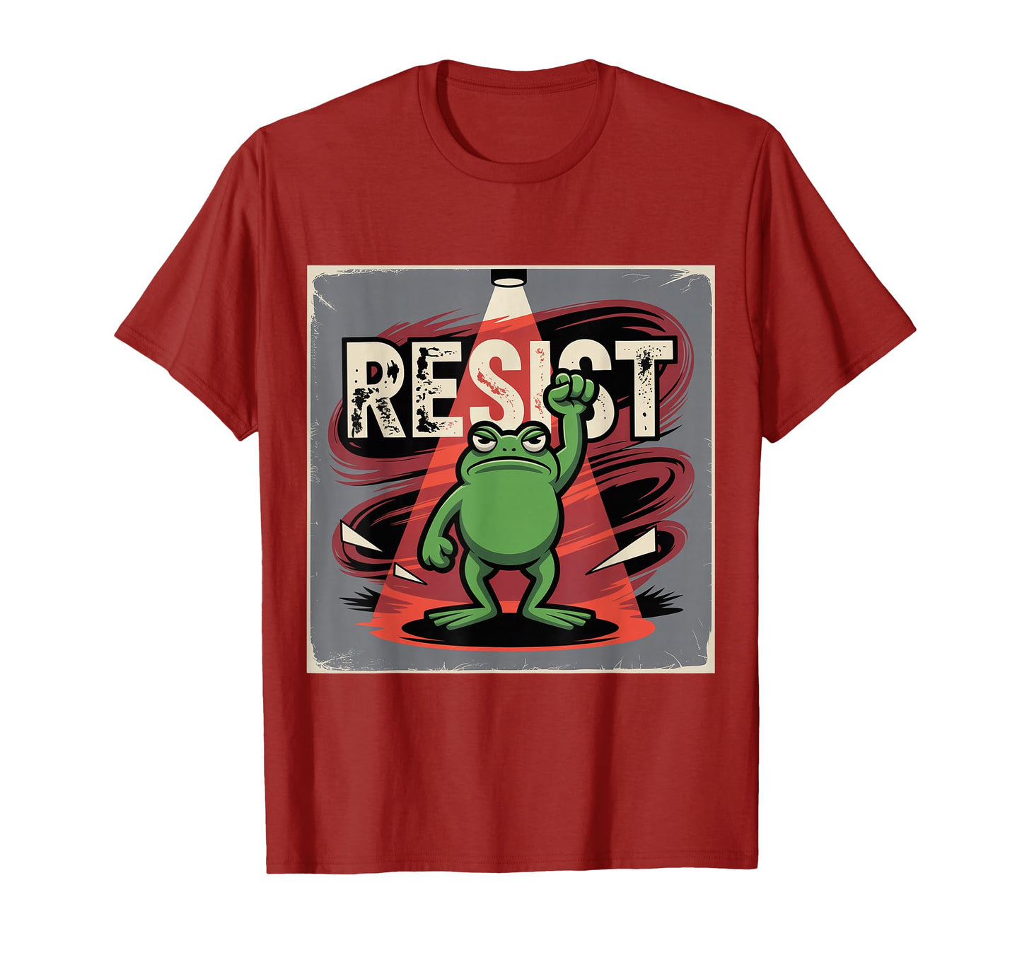 Portland Frog Protest Shirt Funny Portland Poster T-Shirt
