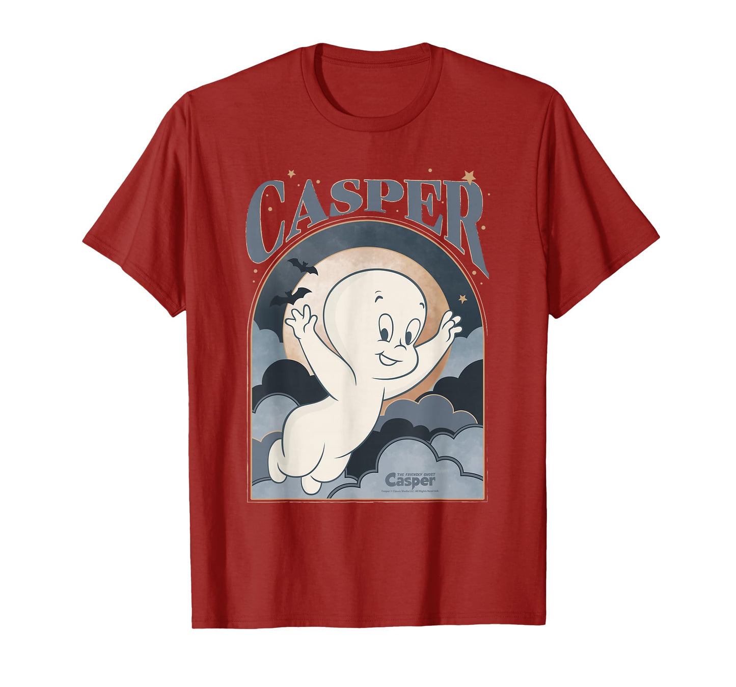 Casper The Friendly Ghost Dreamy Clouds T-Shirt
