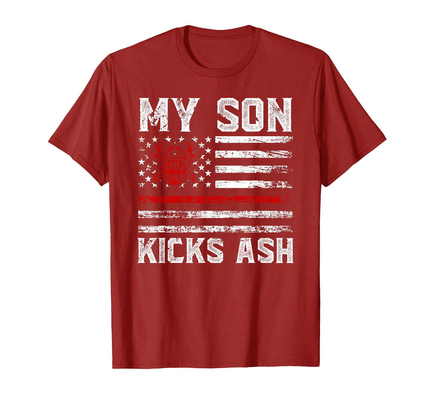 Funny Firefighter Mom Fireman Mom Of A Firefighter Mother T-Shirt