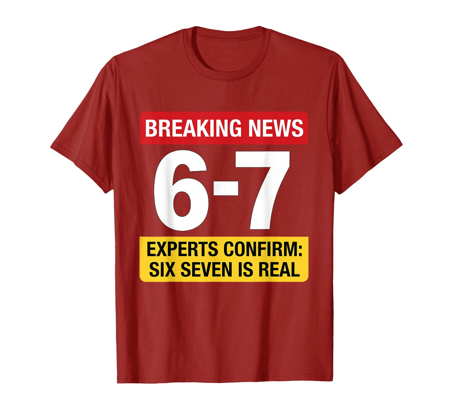 67 Meme Breaking News Funny - Six Seven Gen Alpha Z T-Shirt