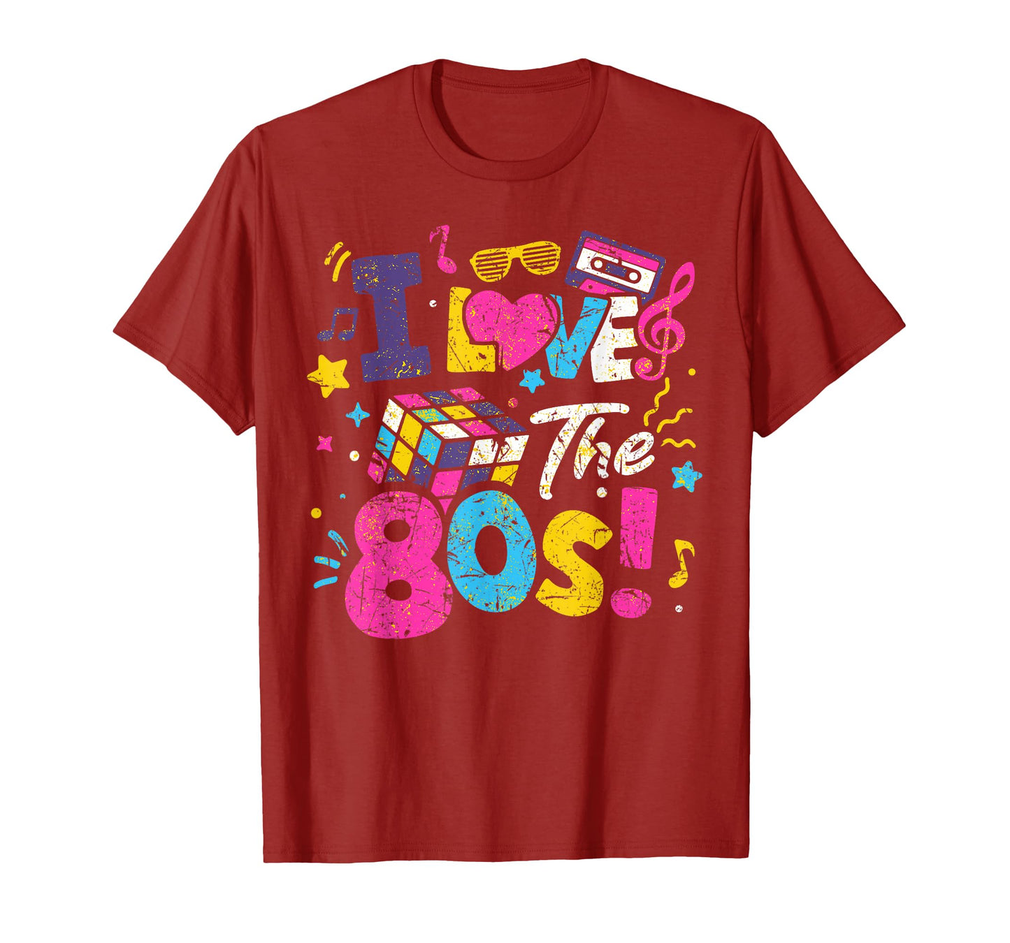 I Love The 80's Eighties Party Retro Costume T-Shirt