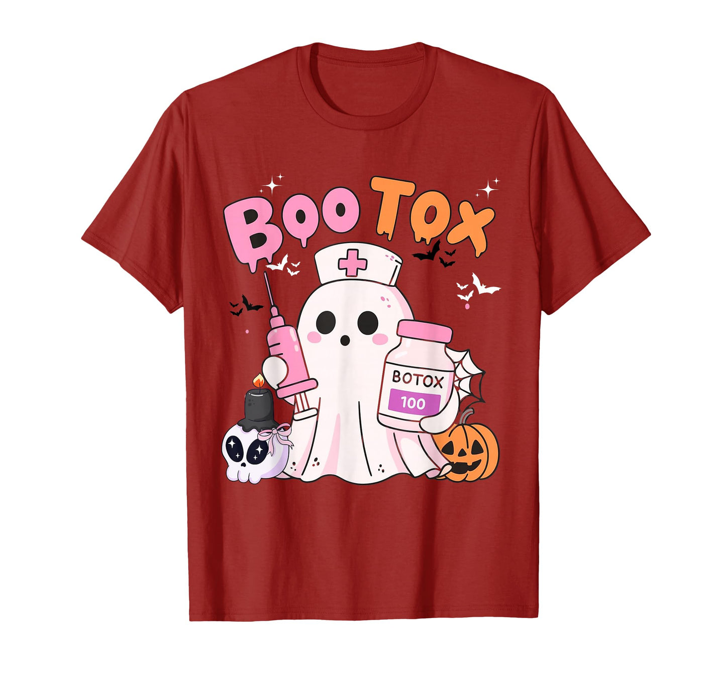 Boo Tox Nurse Ghost Filler Botox Halloween Aesthetic T-Shirt