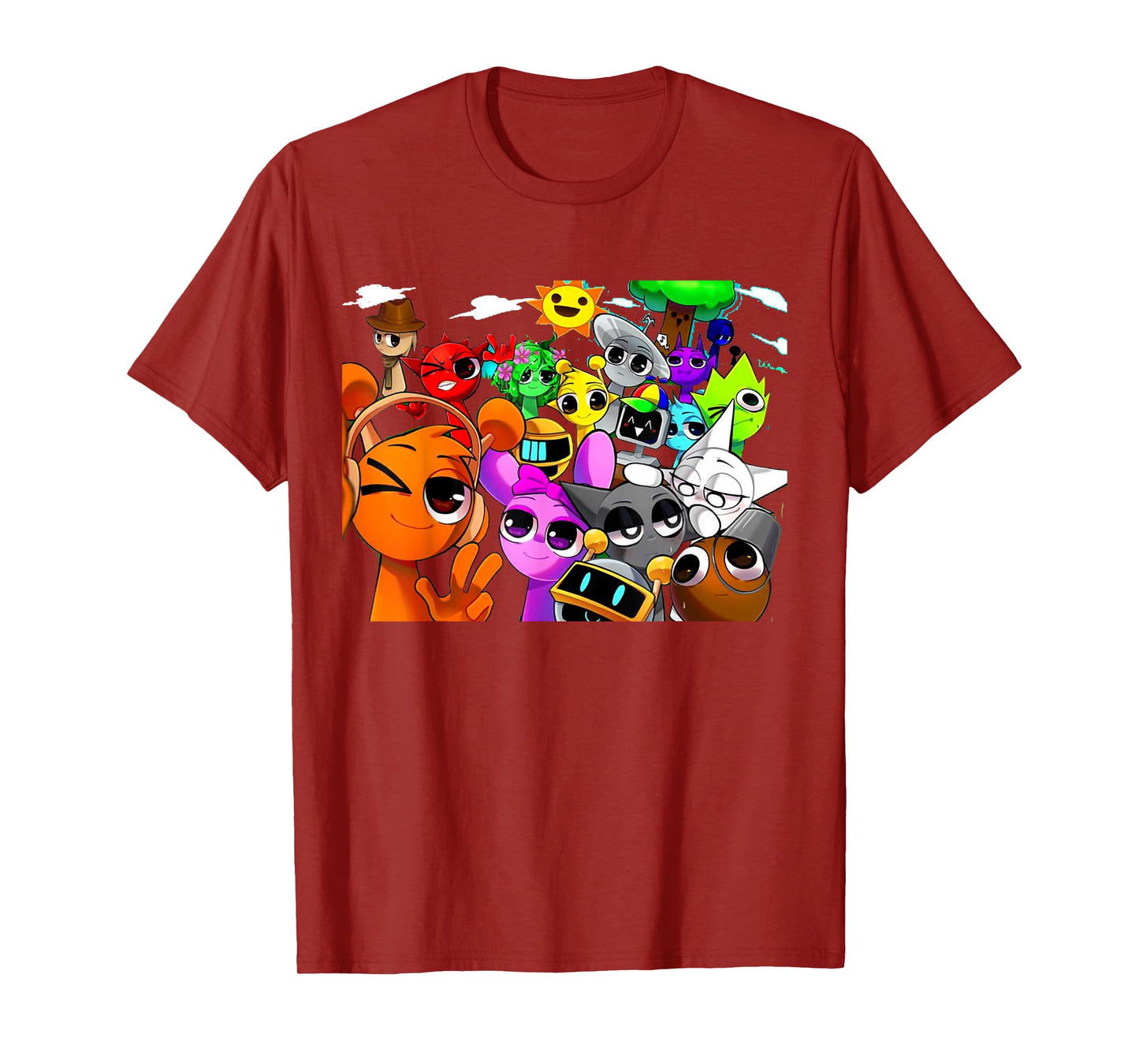 Sprunky Group! | Funbot Jevin Simon Oren Pinki T-Shirt
