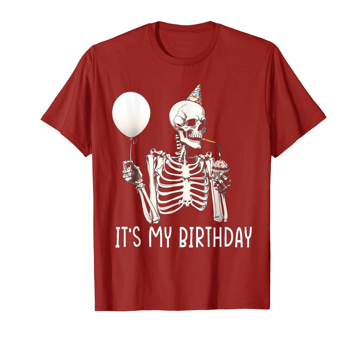 It's My Birthday Halloween Skeleton T-Shirt