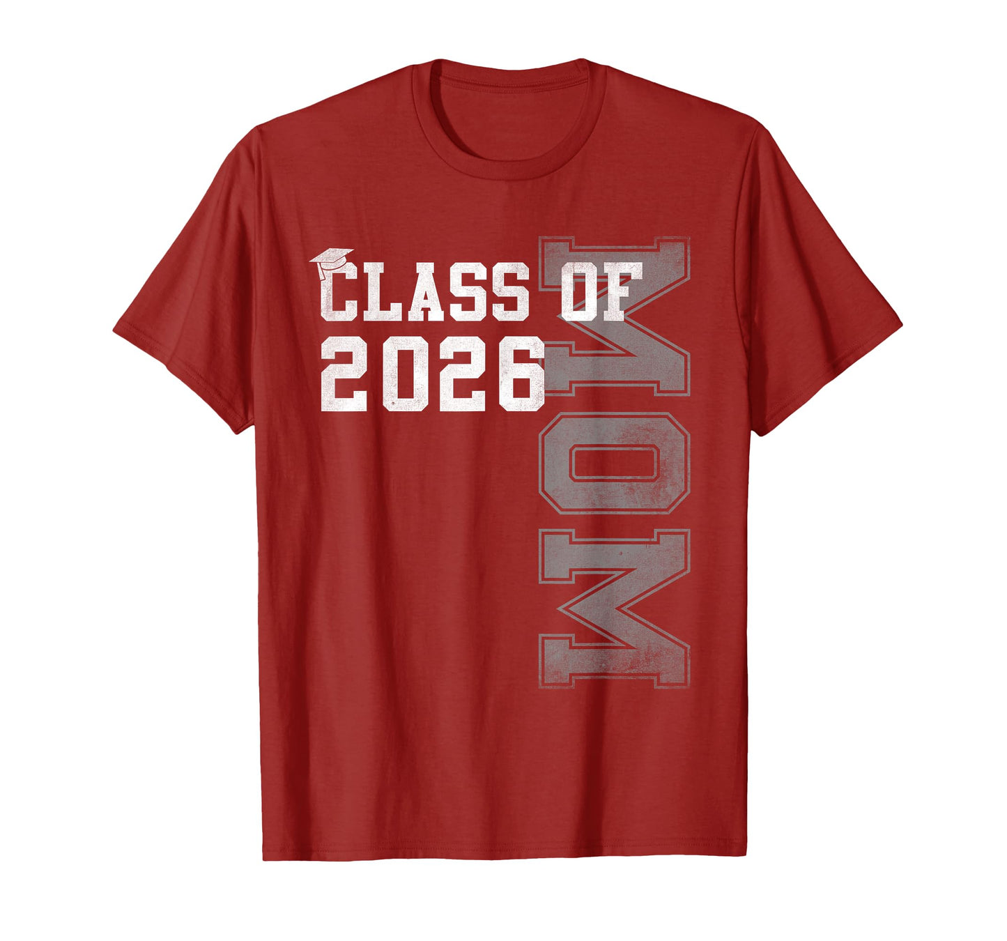 Proud Mom Of A 2026 Graduate Grad Senior Mother Graduation T-Shirt