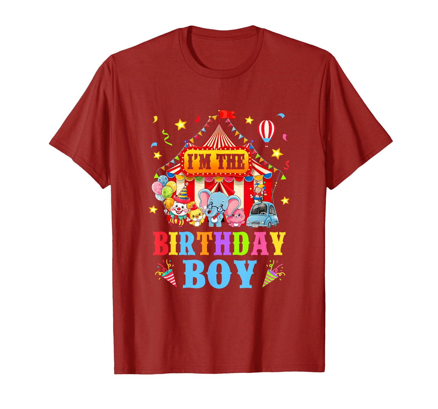 I'm The Birthday Boy Circus Carnival Family Party 1St Bday T-Shirt