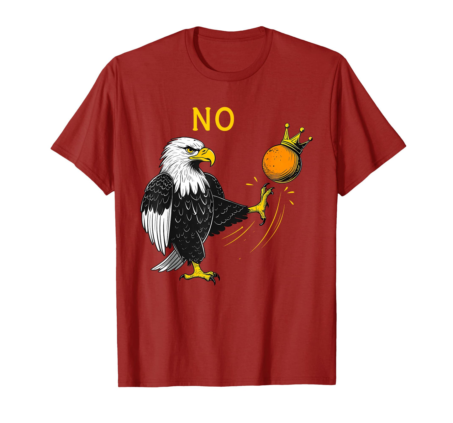 Funny Eagle No Kings October 18 No Kings Day Men Women T-Shirt